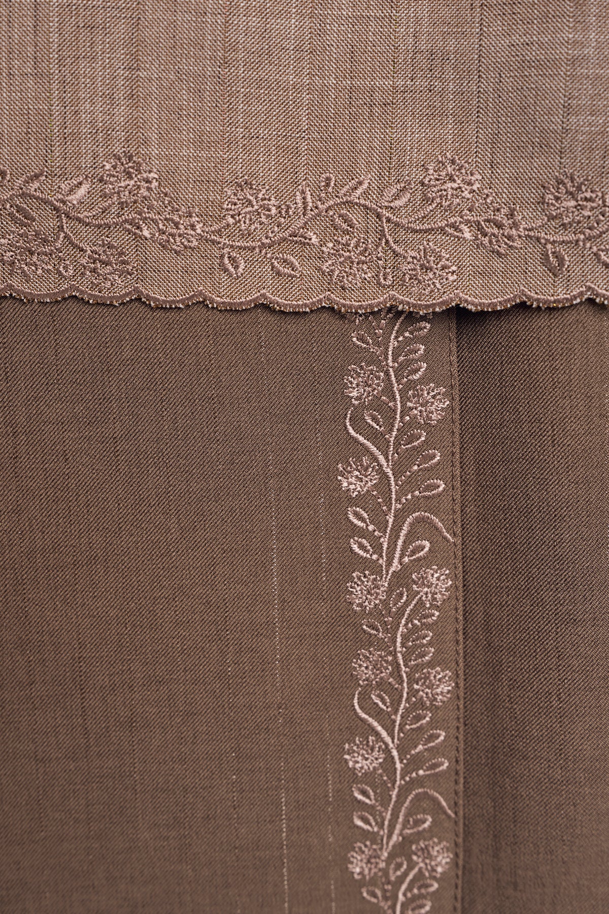 Setanjong Baby Girl Baju Kurung - Brown