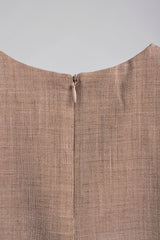 Setanjong Baby Girl Baju Kurung - Brown