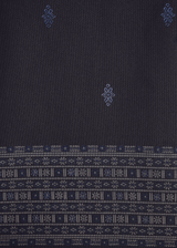 Samping Tebaran Bujur Kesuma - Silver Blue Black