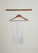 Samping Kembang Anakan Mawar - Silver White