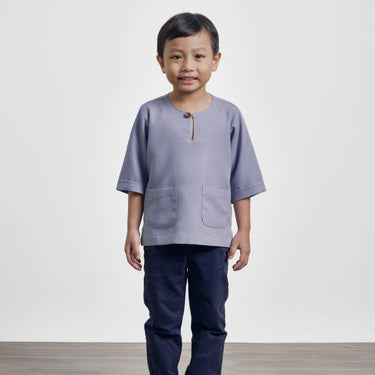 Nadim Boys Top - Smoky Lilac