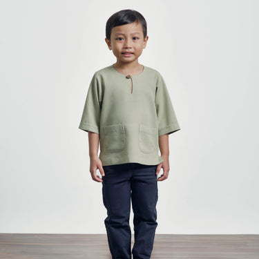 Nadim Boys Top - Soft Lime