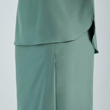 Patawali Baju Kurung - Soft Teal Green