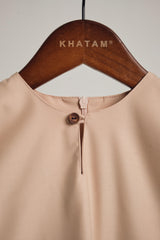Patawali Baby Boys Baju Melayu Teluk Belanga - Soft Peach