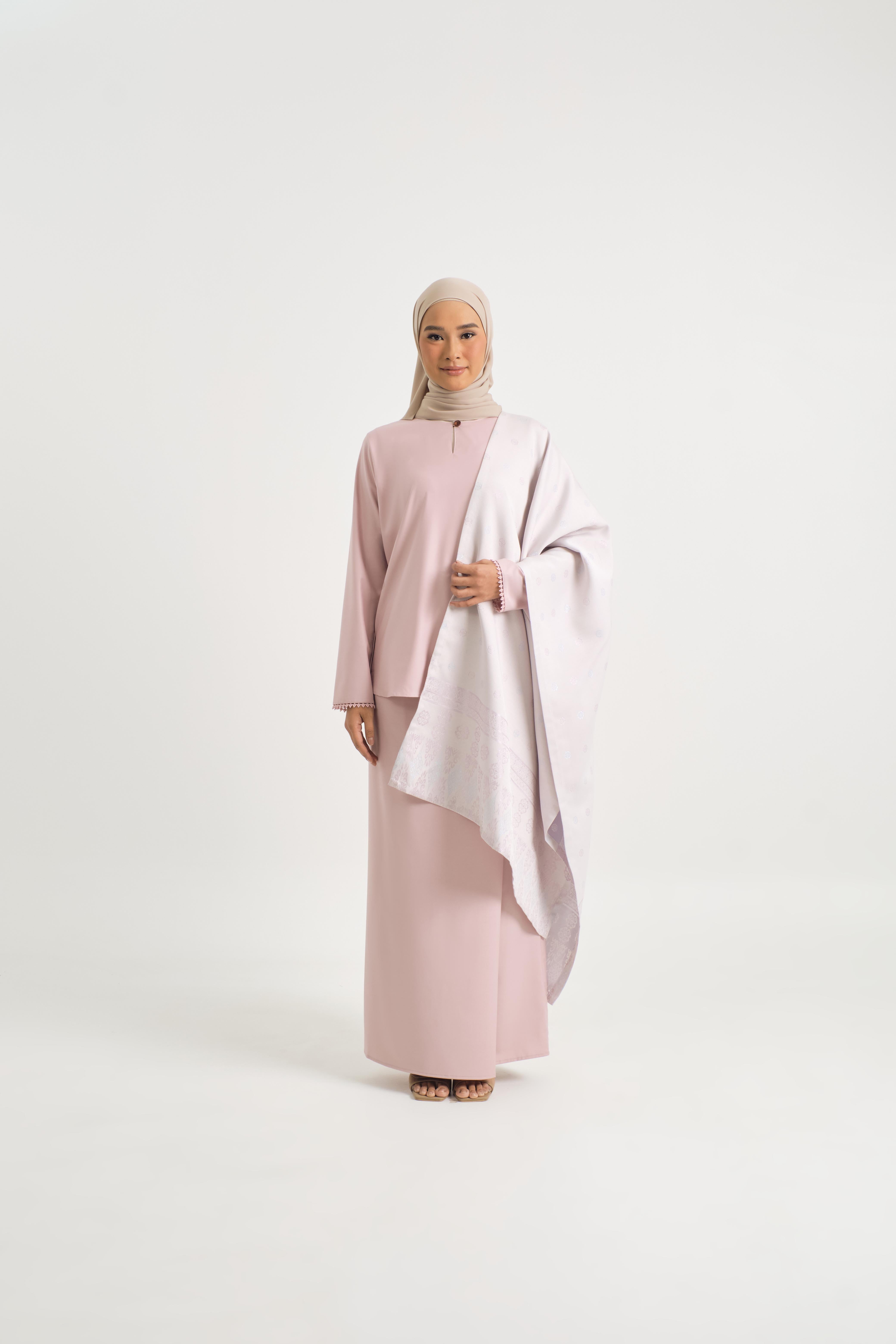 Patawali Baju Kurung - Soft Pink