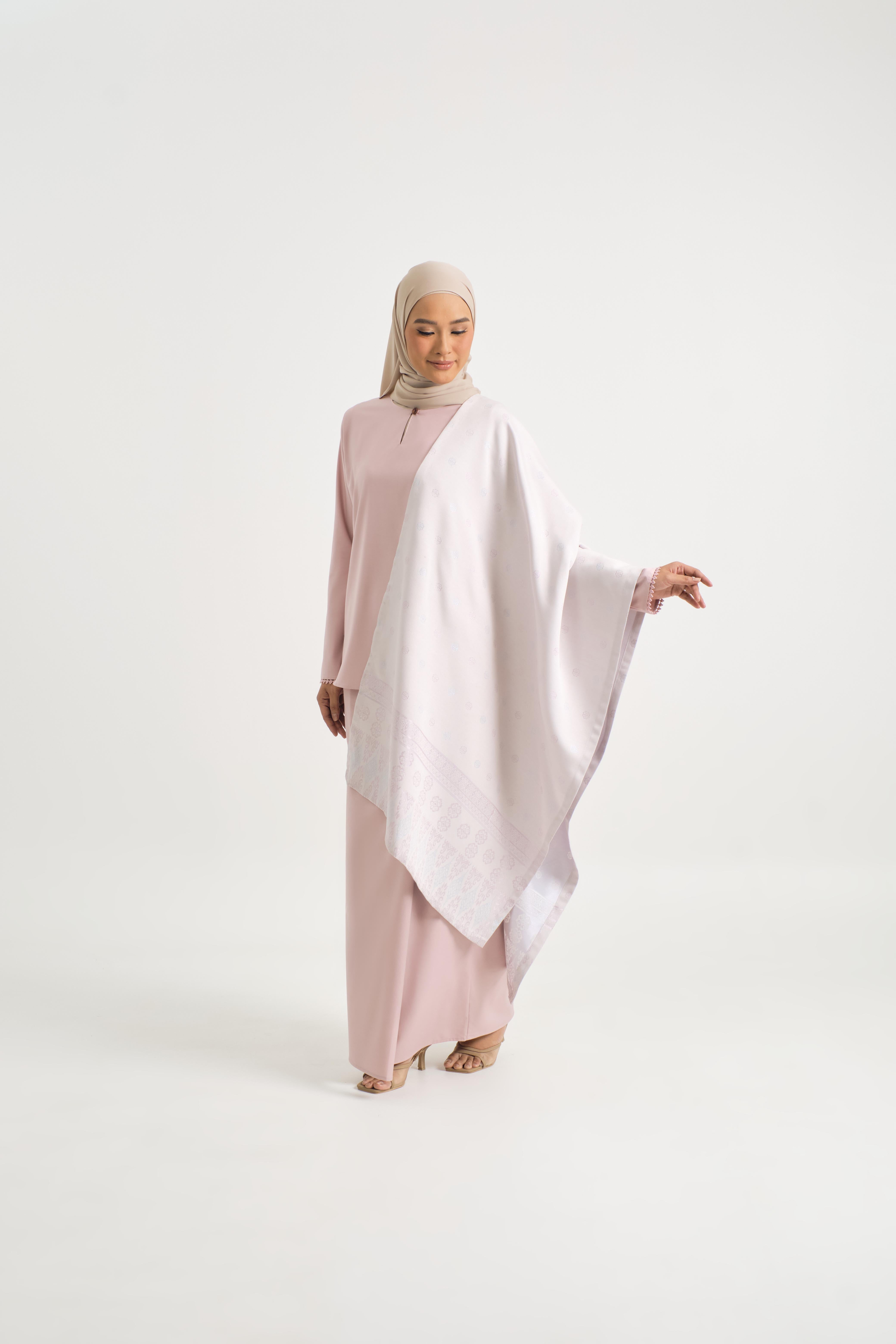 Patawali Baju Kurung - Soft Pink