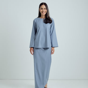 Patawali Baju Kurung - Stone Blue