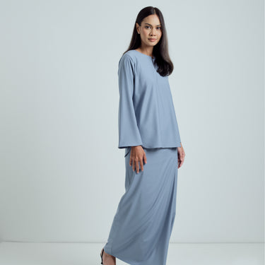 Patawali Baju Kurung - Stone Blue