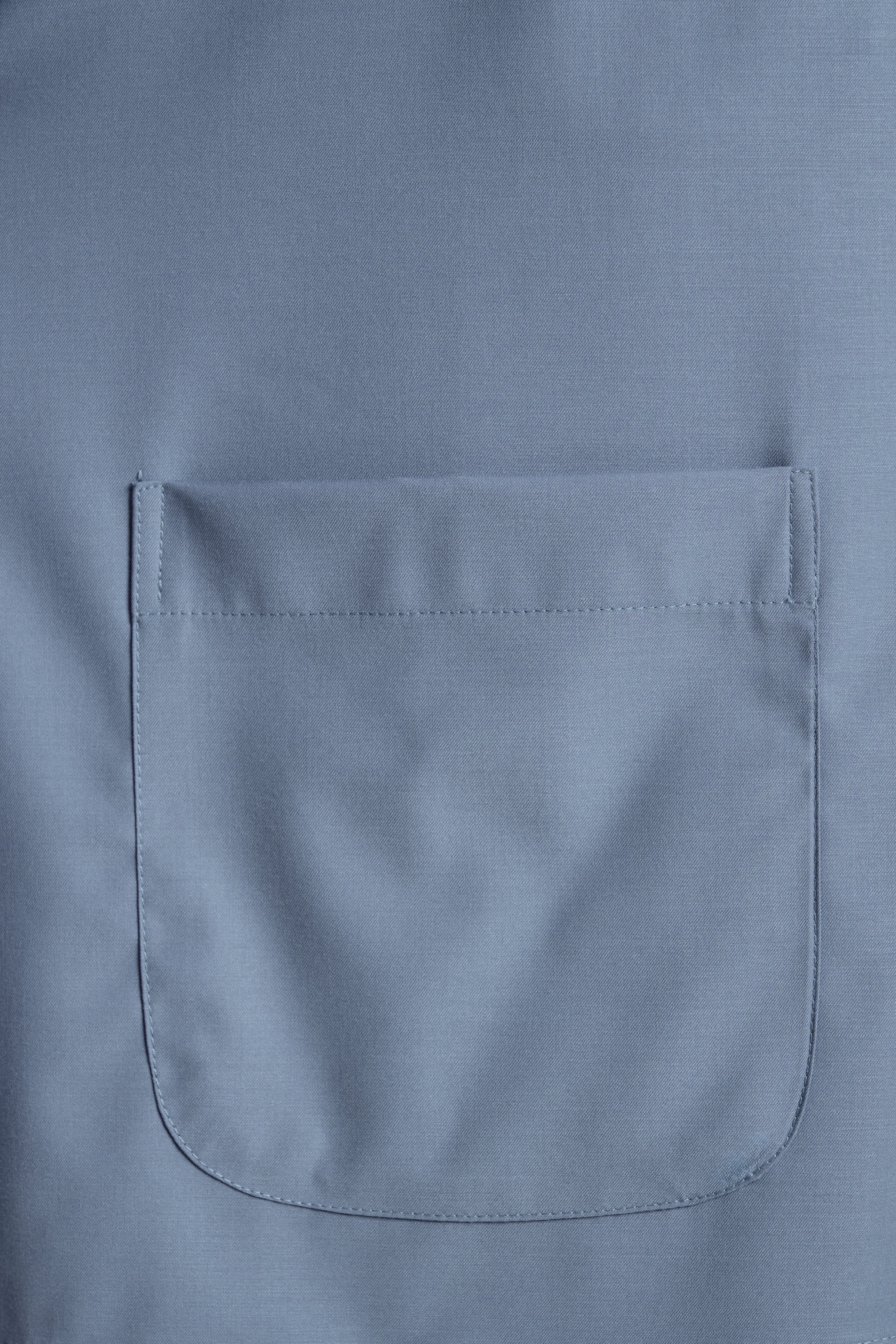Patawali Modern Fit Baju Melayu Teluk Belanga - Stone Blue