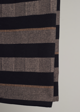 Mansoor Men Samping - Stripe Taupe Grey