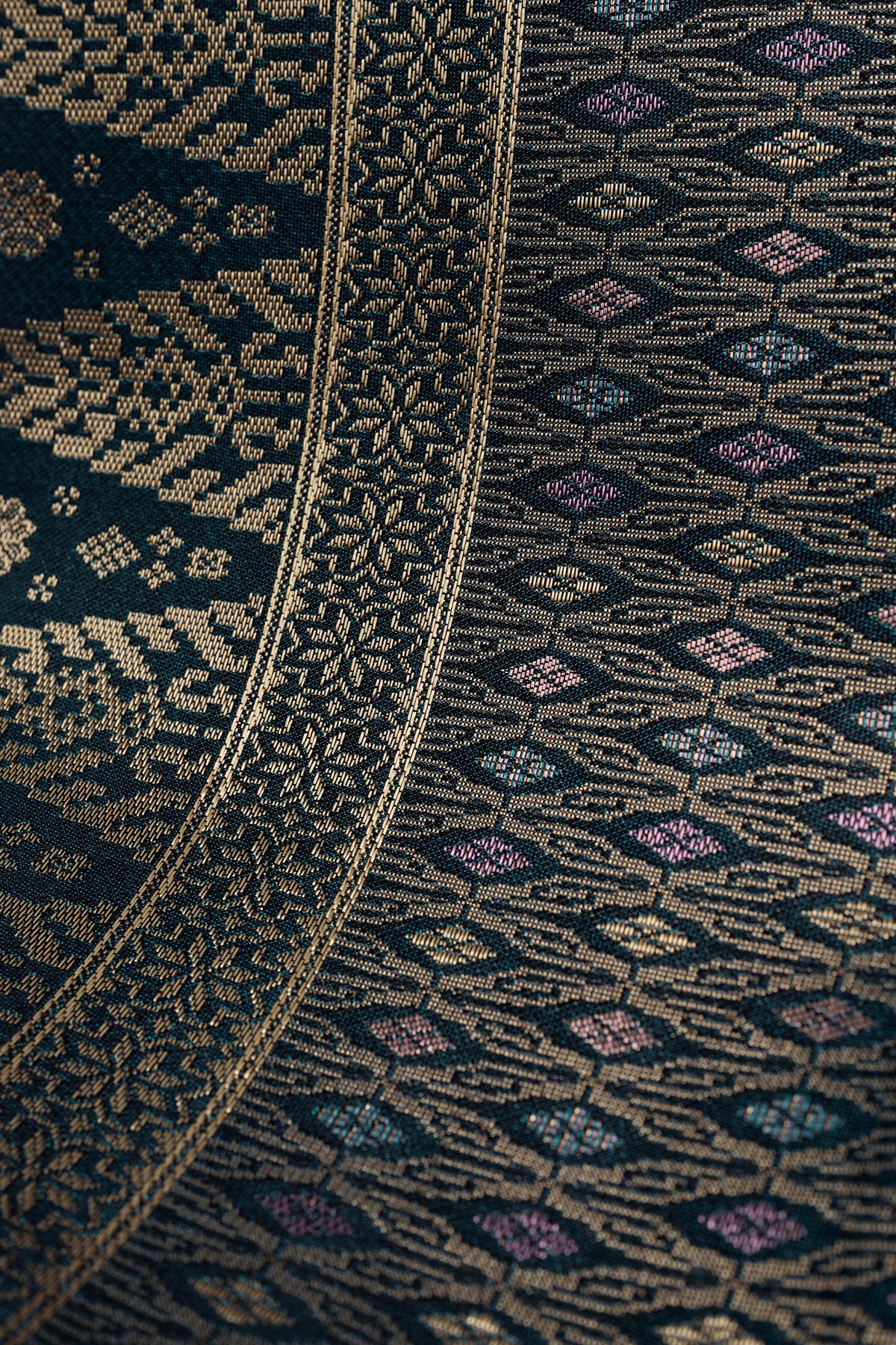 Samping Tampuk Kecepu - Hijau Zamrud