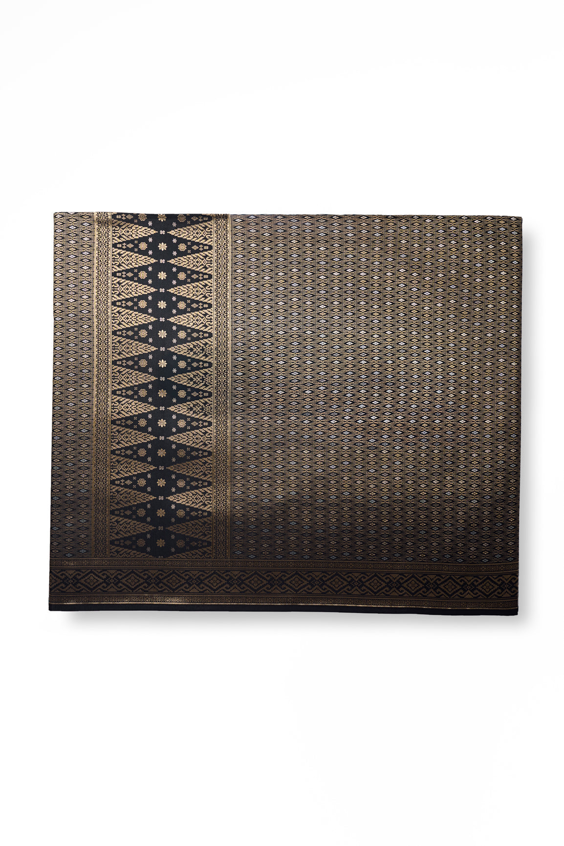 Samping Tampuk Kecepu - Hitam Emas