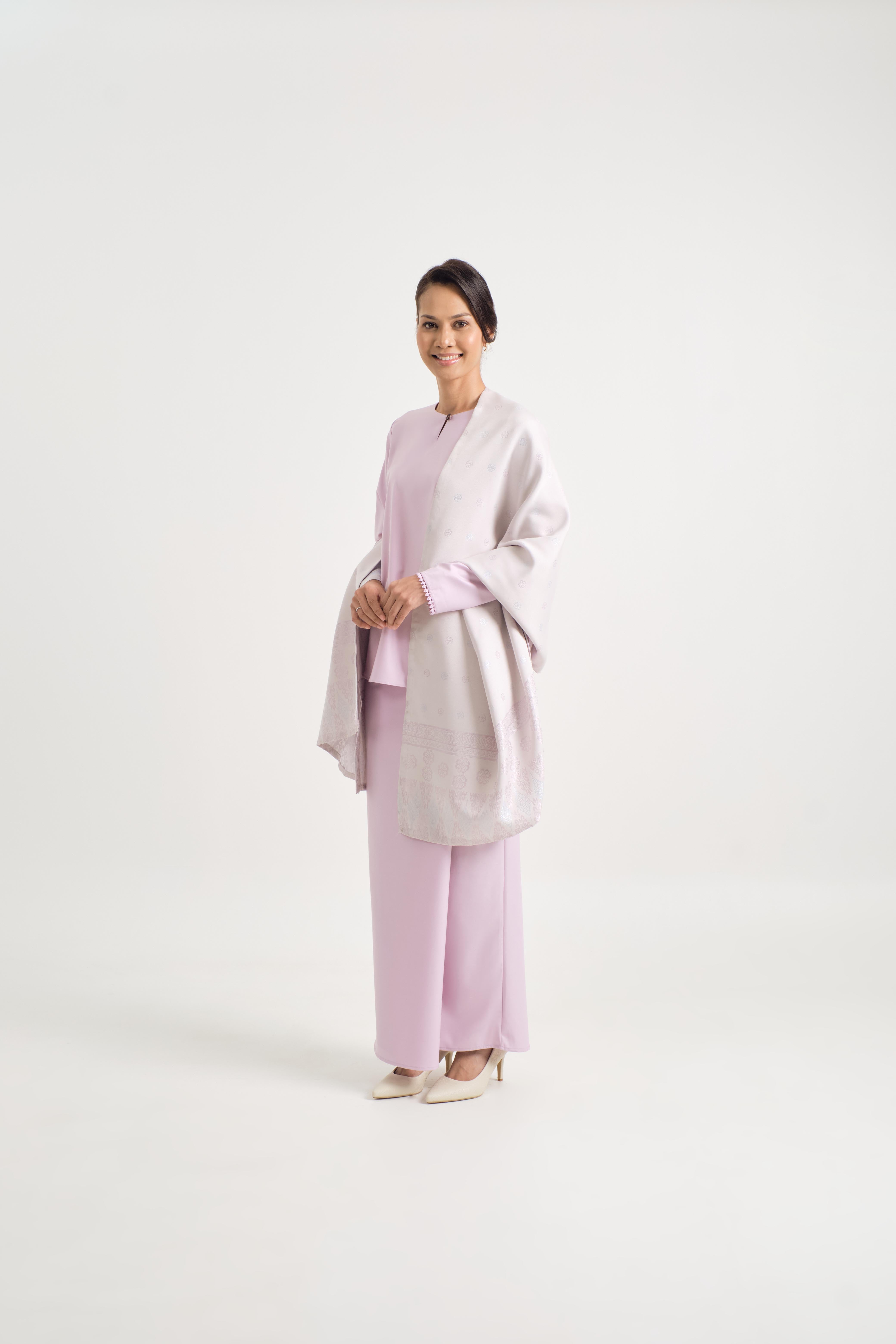 Patawali Baju Kurung - Thistle Purple