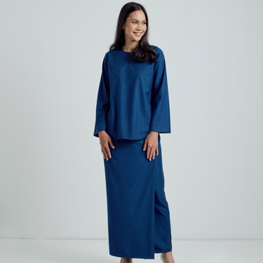 Patawali Baju Kurung - True Blue