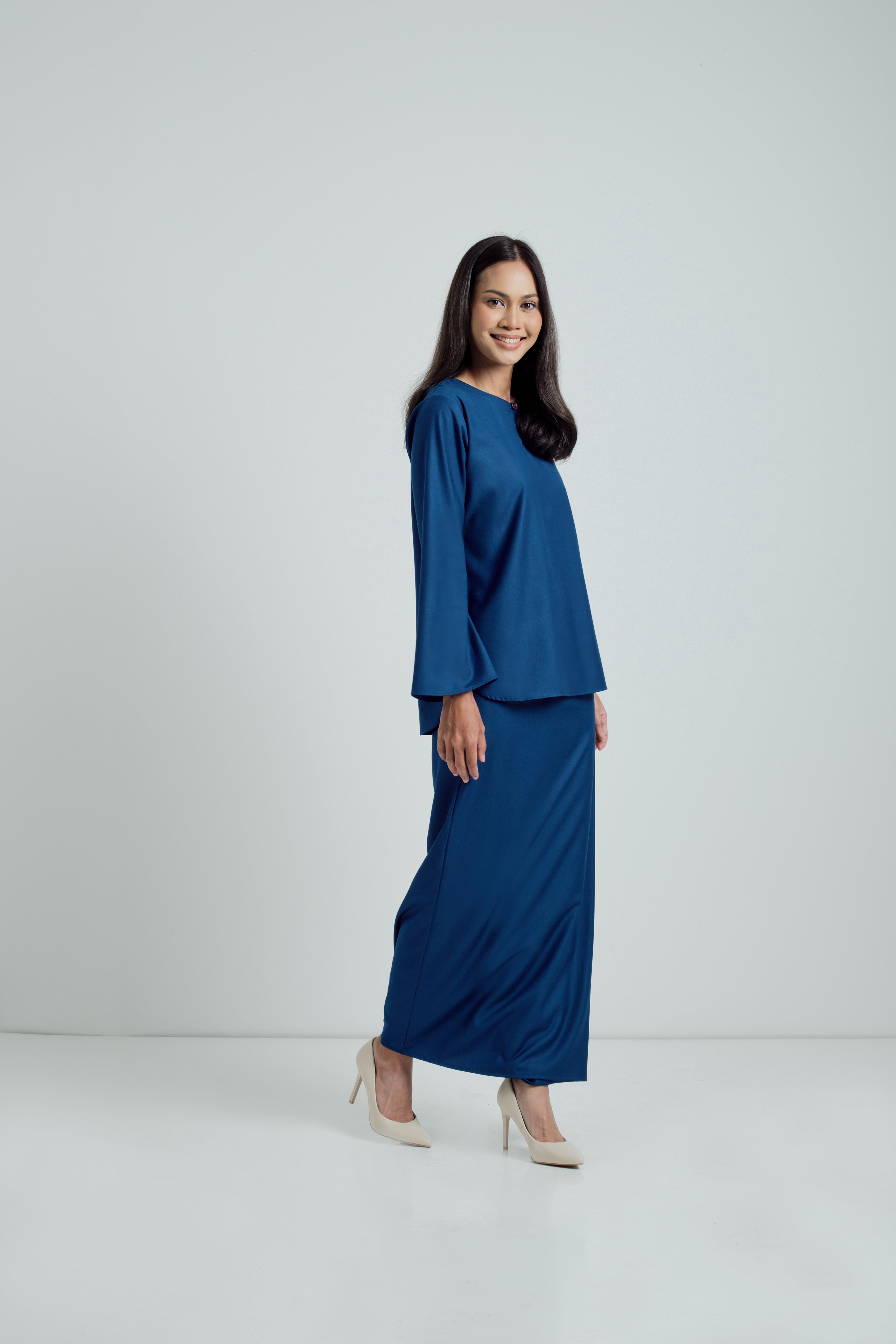 Patawali Baju Kurung - True Blue