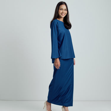 Patawali Baju Kurung - True Blue