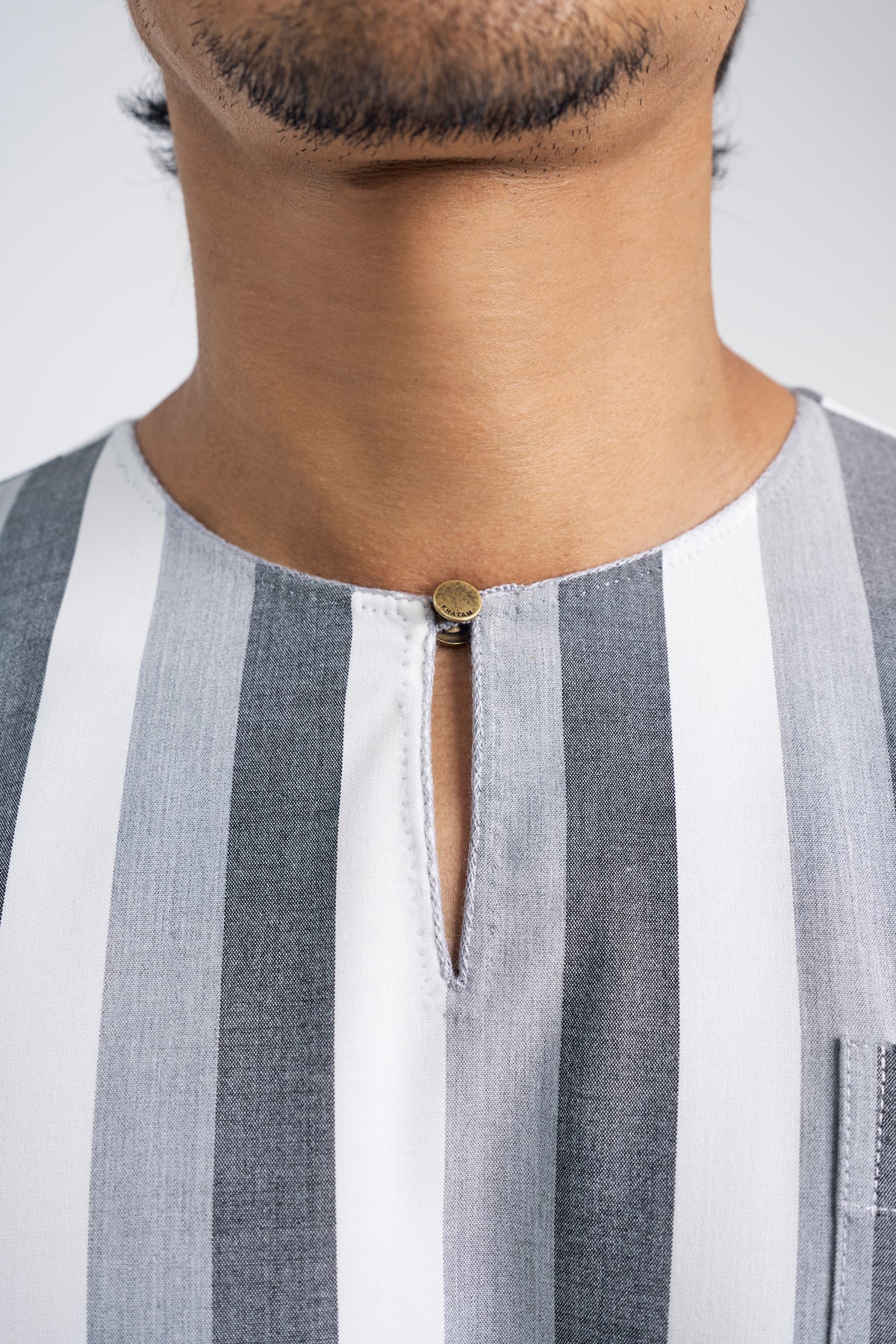 Artisan Tulang Belut Men Top - Grey