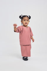 Patawali Baby Girls Baju Kurung - Smokey Pink