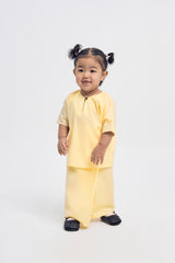 Patawali Baby Girls Baju Kurung - Kuning Langsat