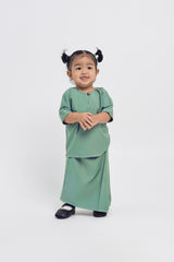 Patawali Baby Girls Baju Kurung - Grass Green