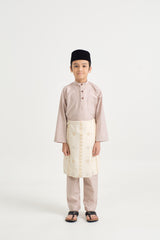 Patawali Boys Baju Melayu Cekak Musang - Warm Beige