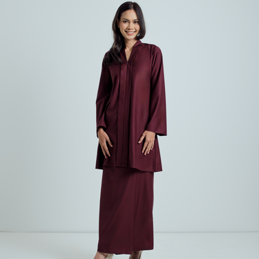 Patawali Baju Kebaya - Dark Maroon