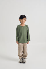 Patawali Boys Top - Pickle Green