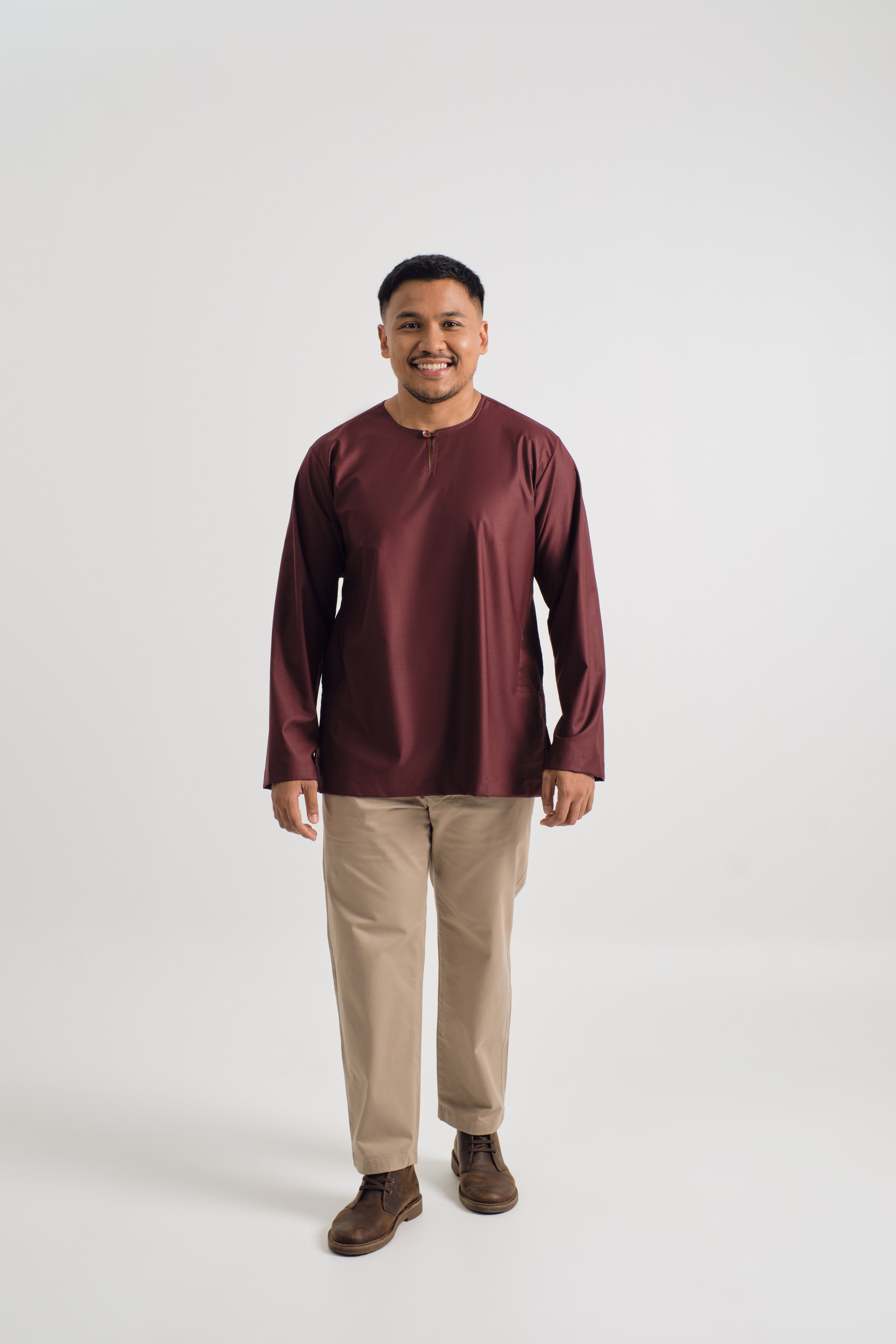 Patawali Top - Burgundy Red