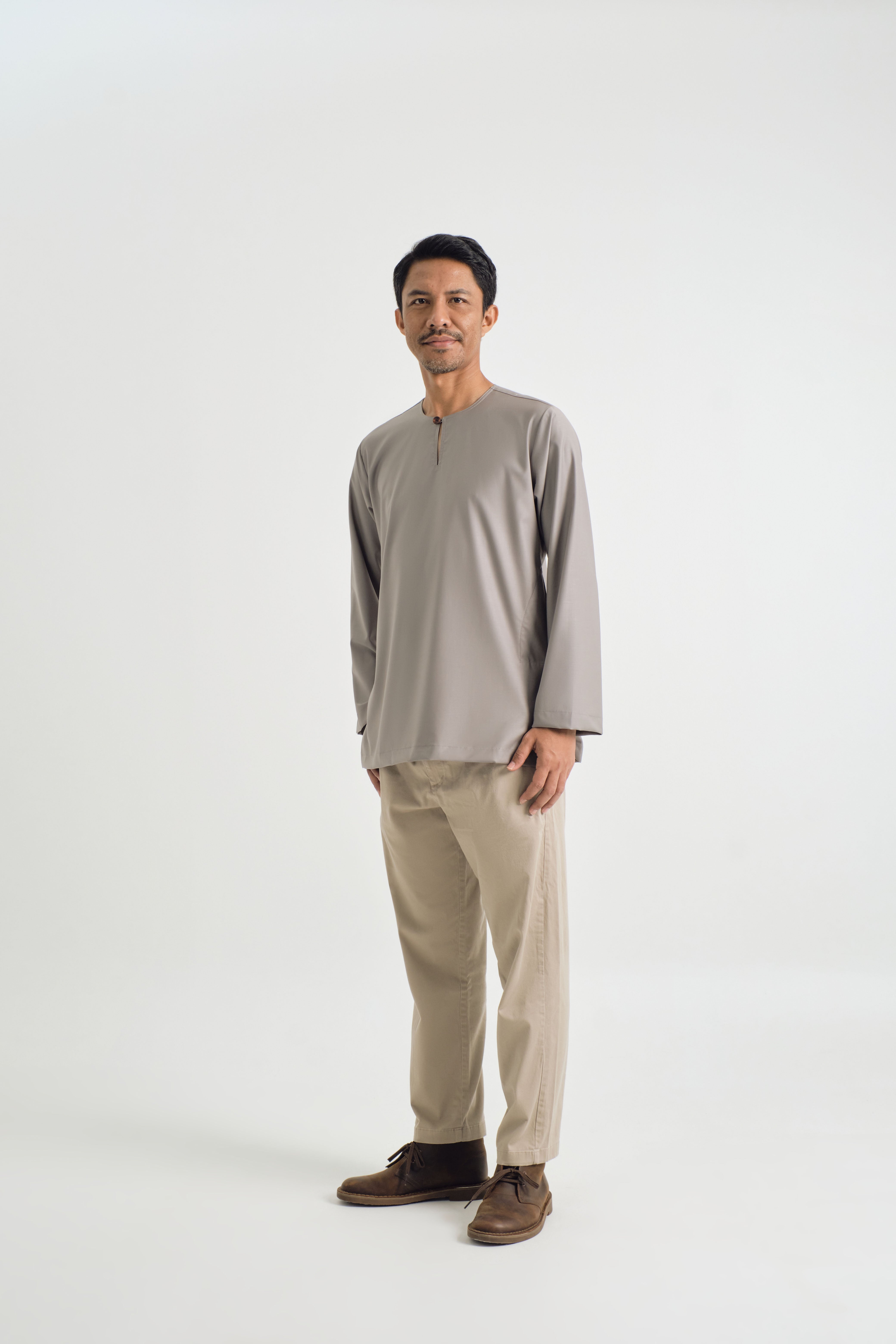 Patawali Top - Muted Grey