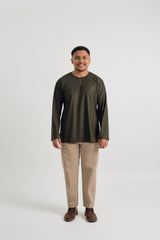 Patawali Top - Dark Army Green
