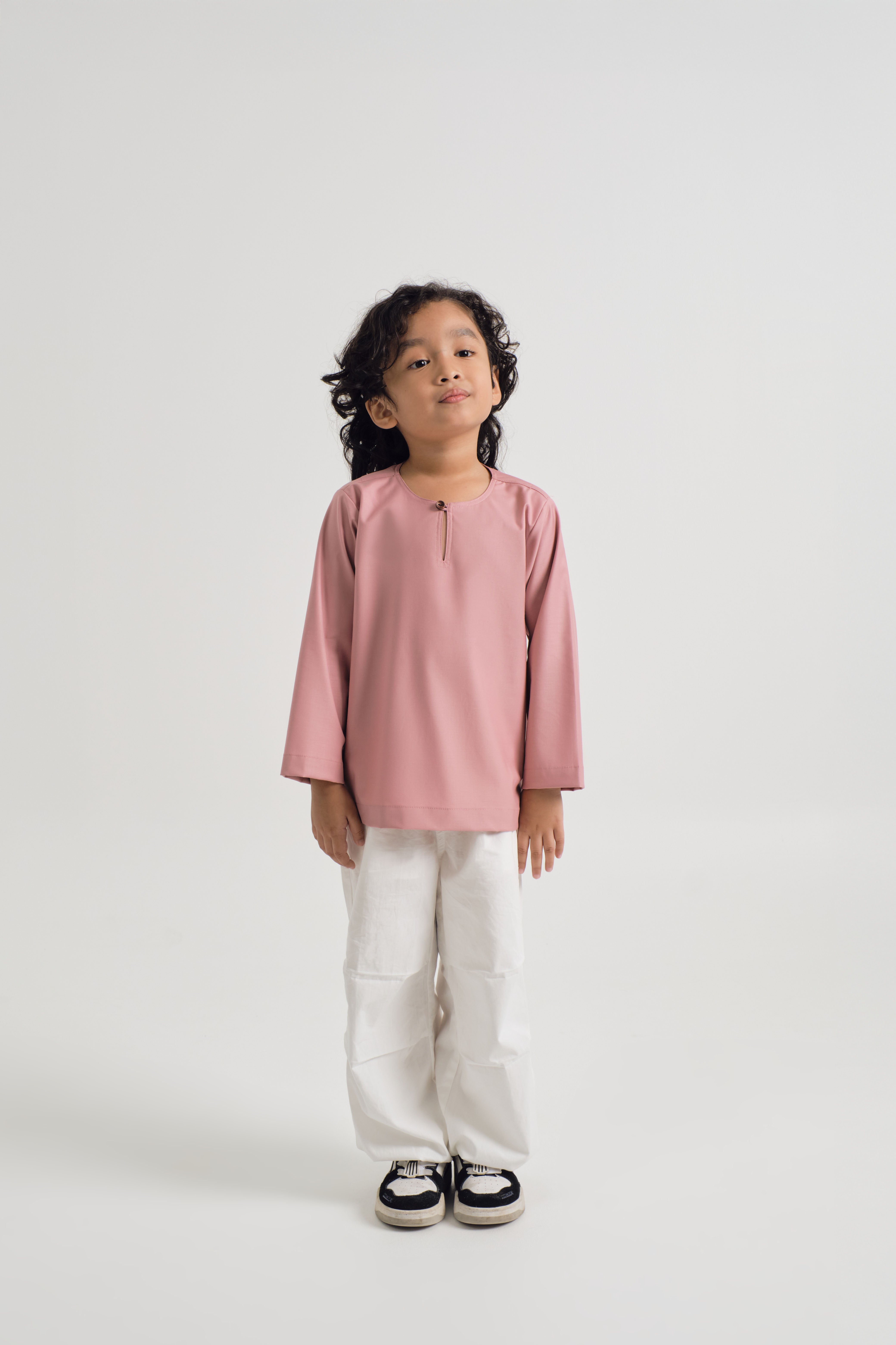 Patawali Boys Top - Dusty Pink