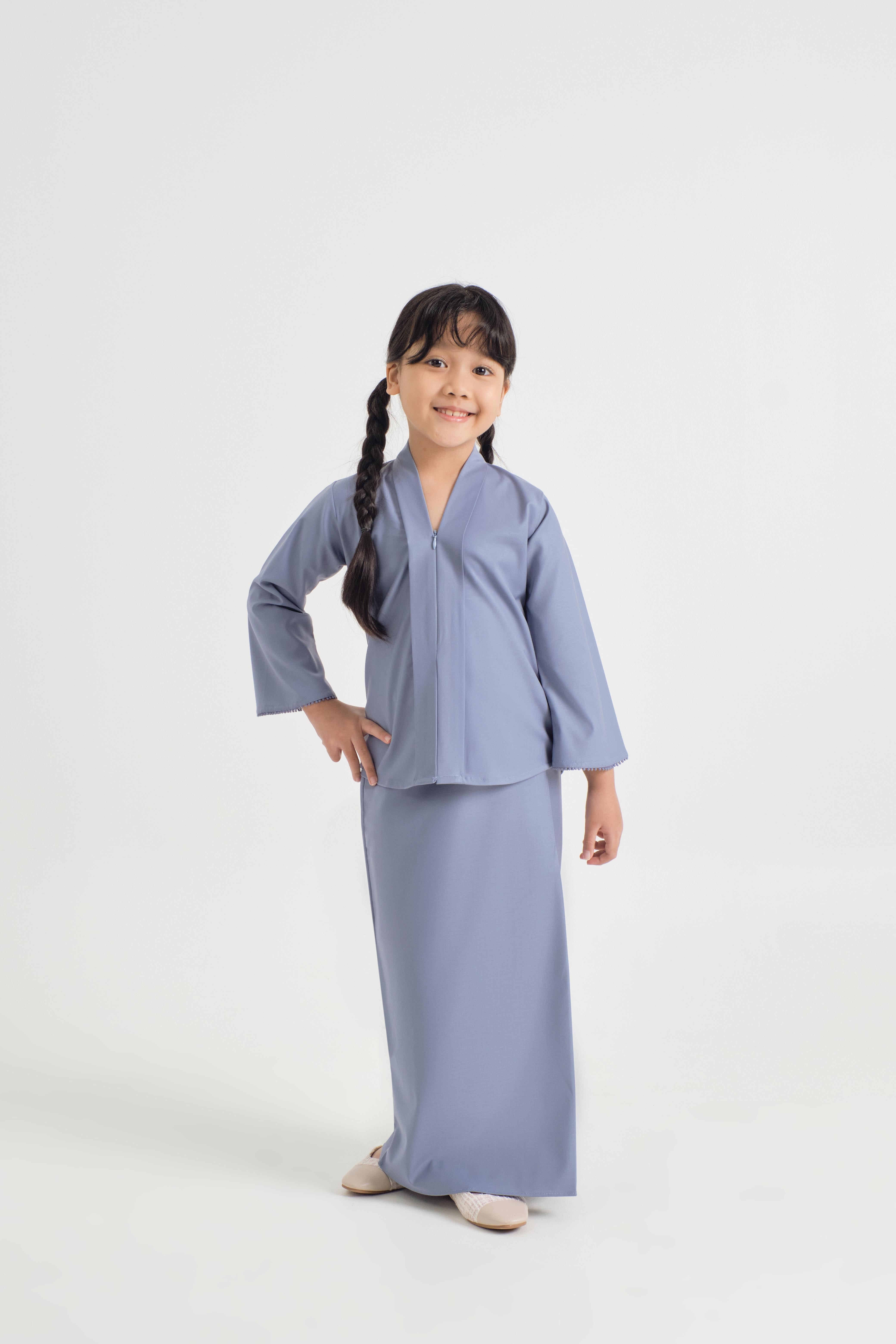 Patawali Girl Kebaya - Stone Blue