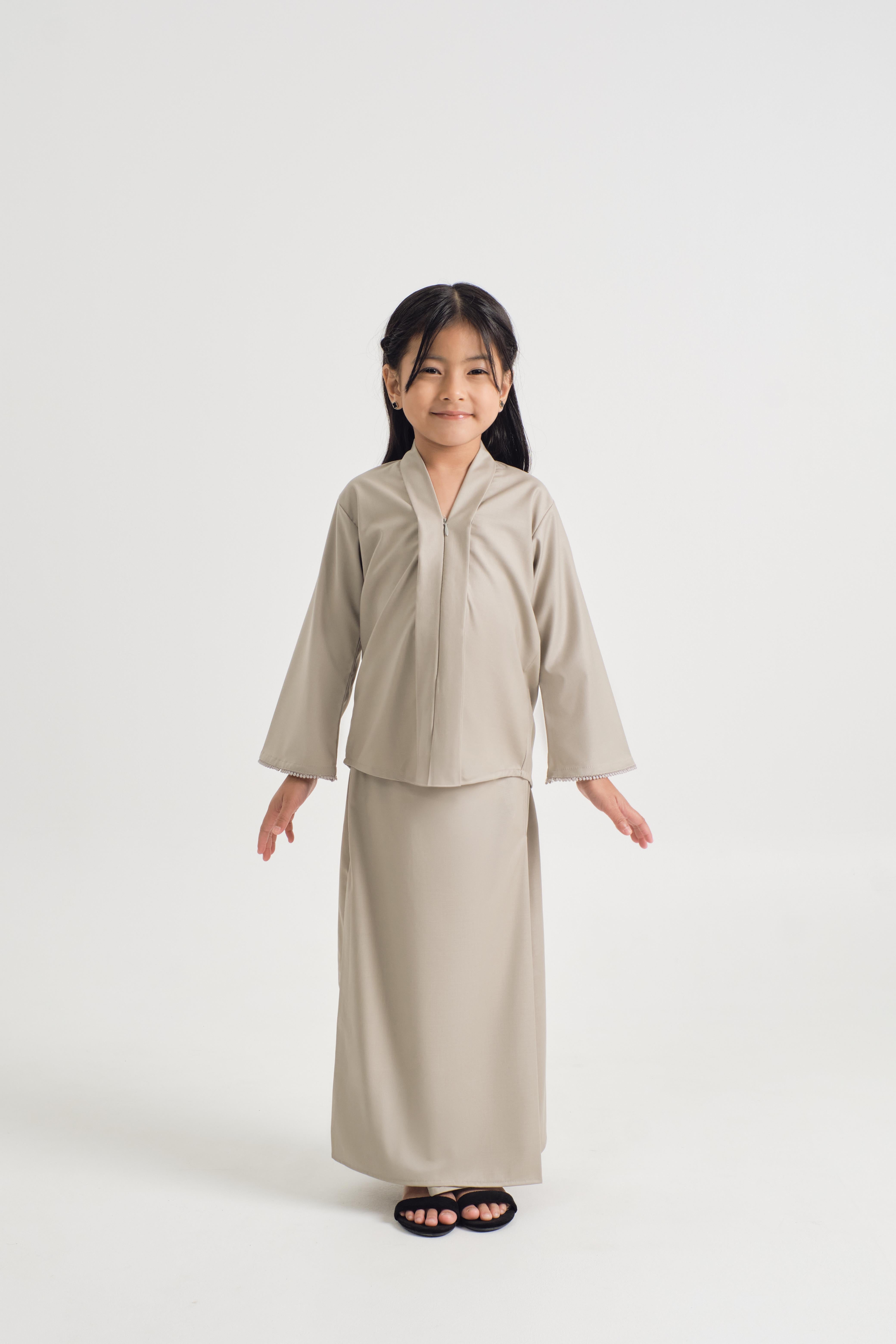 Patawali Girl Kebaya - Light Olive