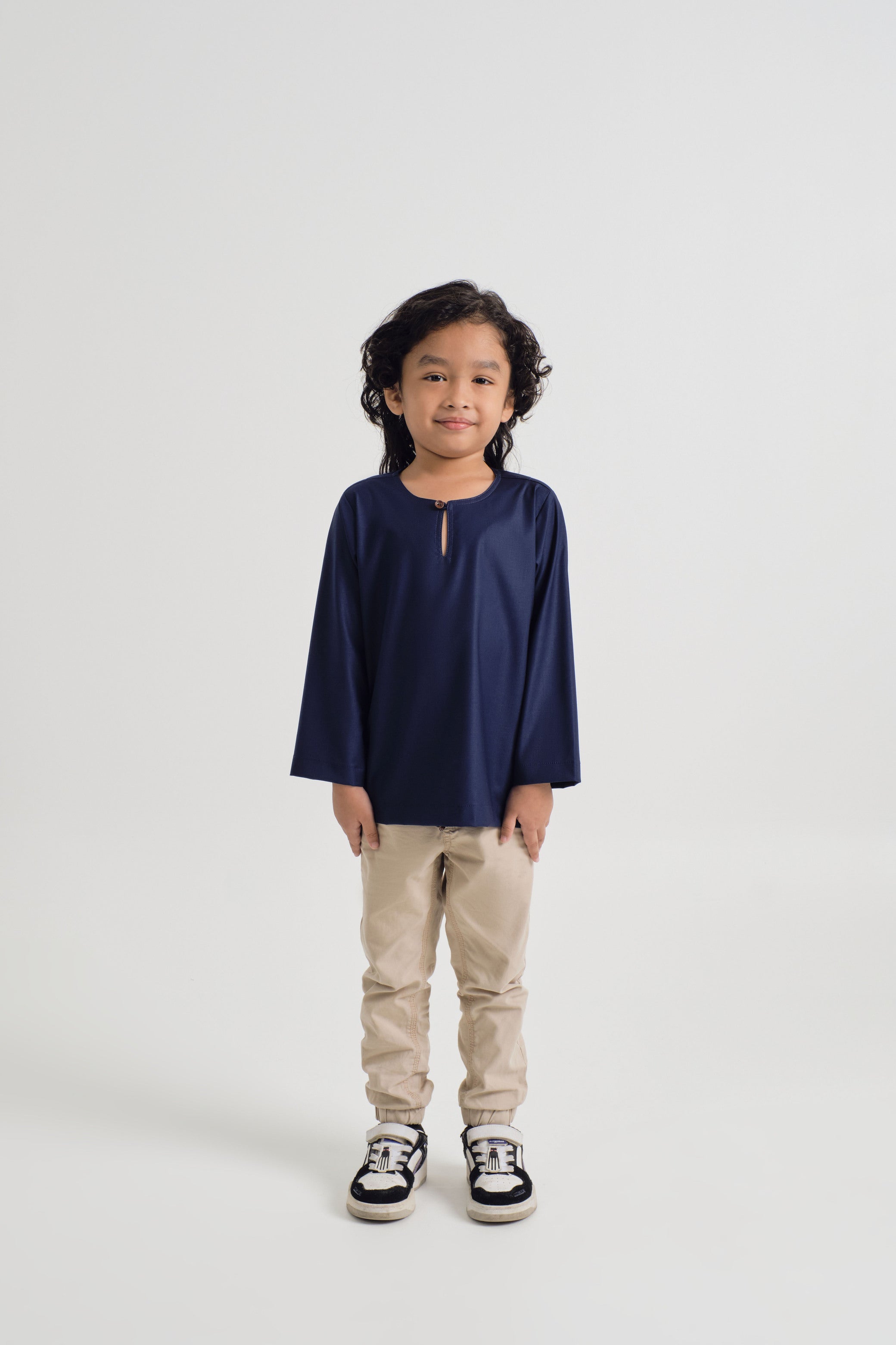 Patawali Boys Top - Dark Navy