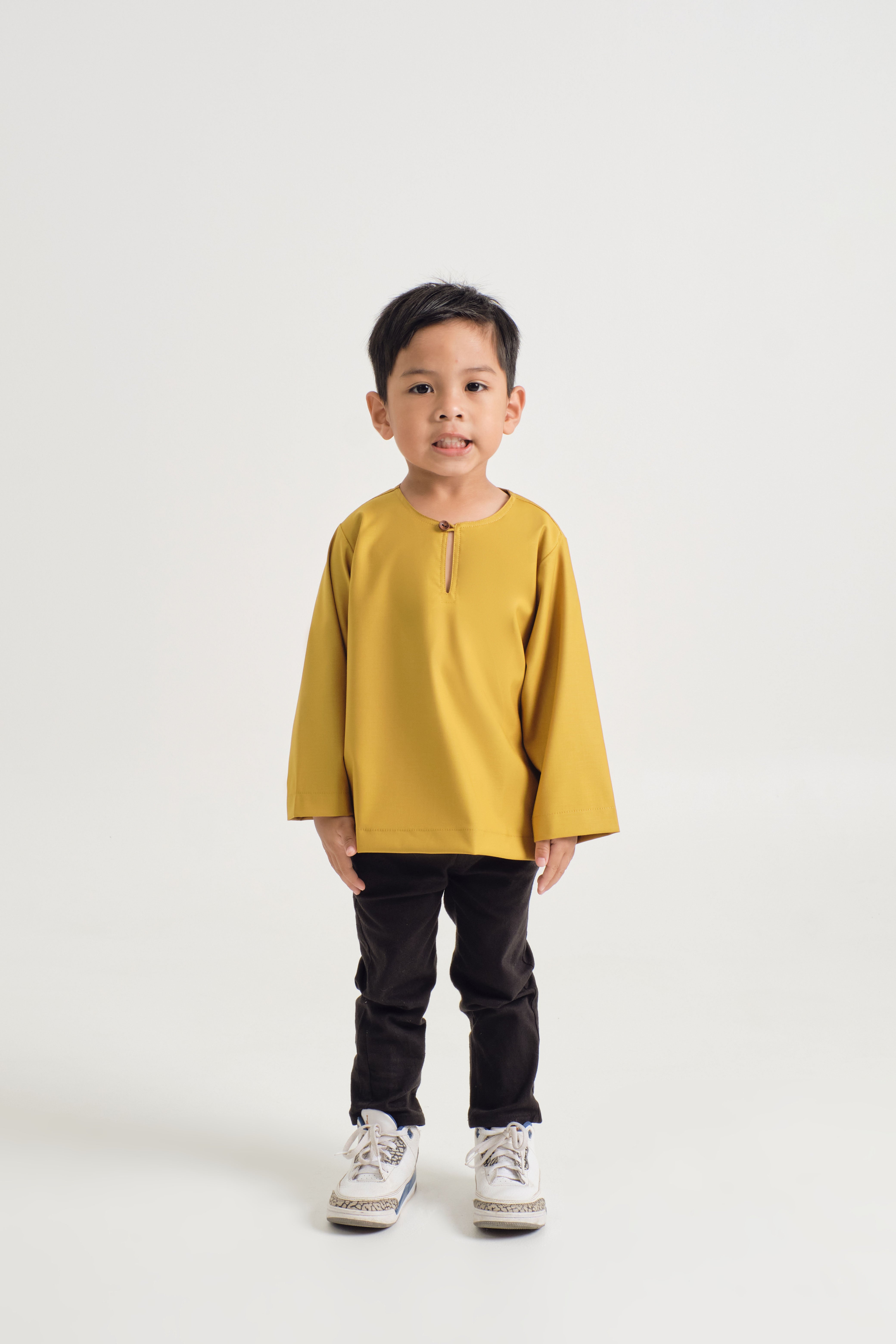 Patawali Boys Top - Mustard Yellow