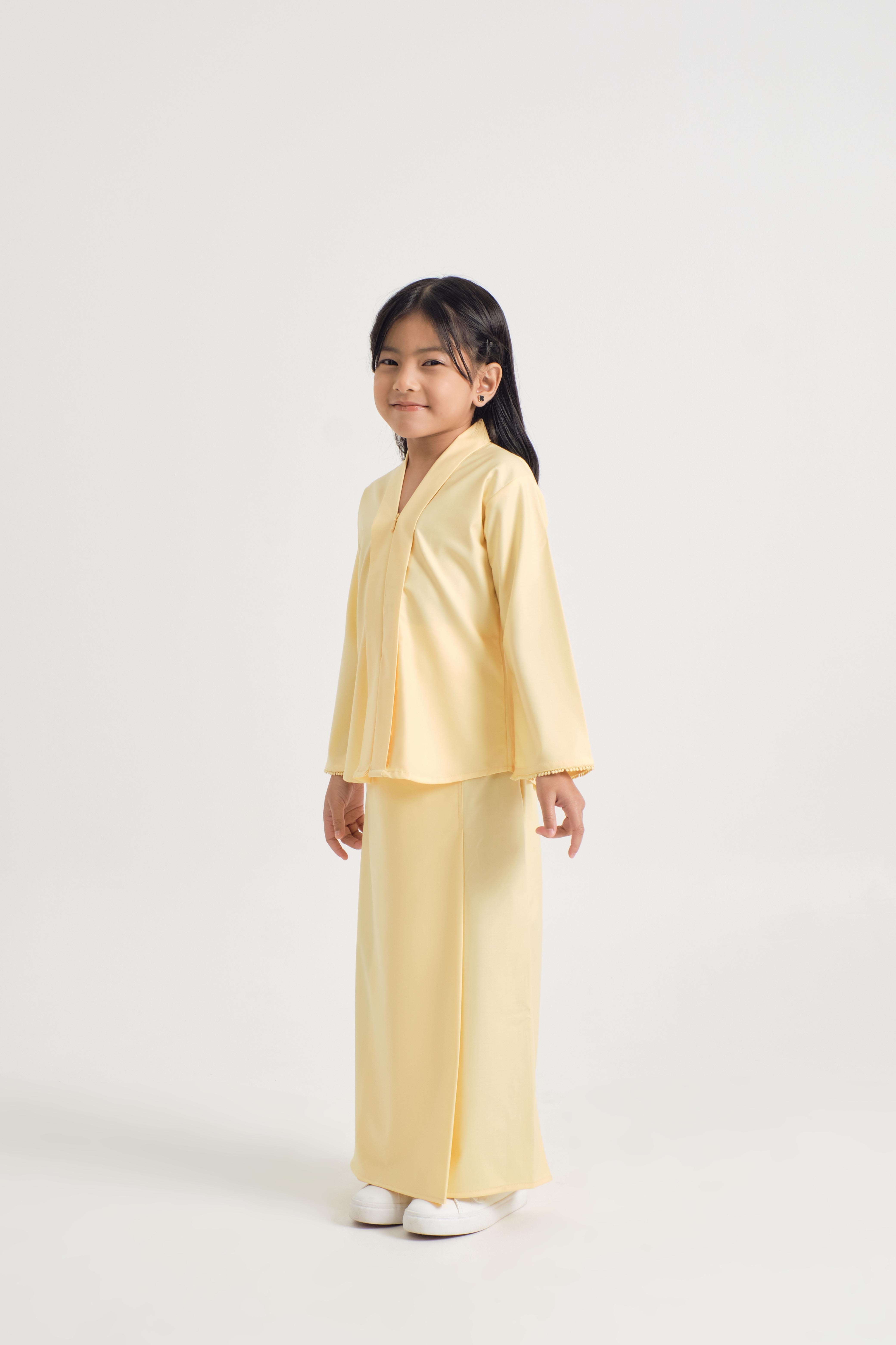 Patawali Girl Kebaya - Soft Yellow