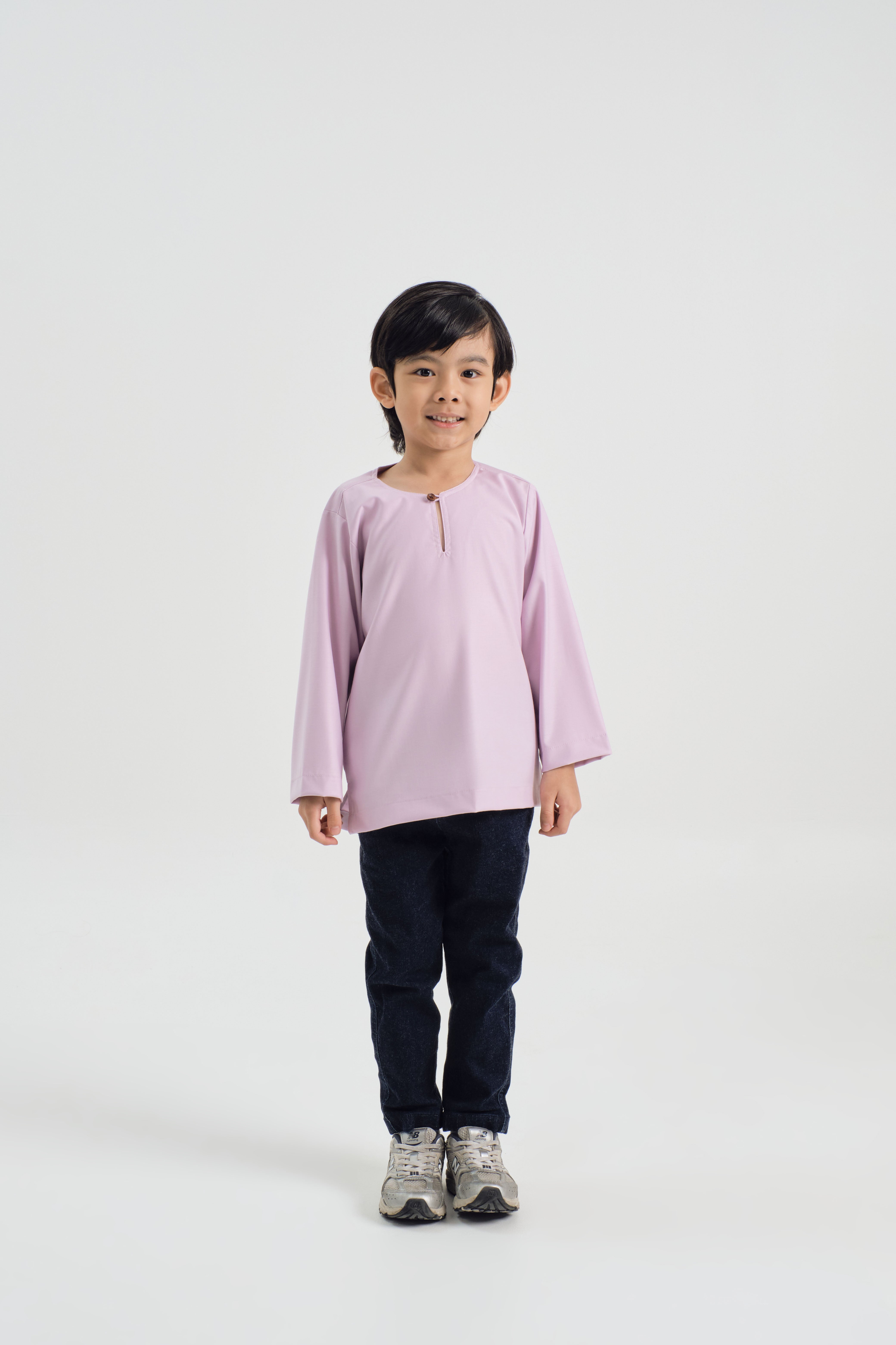 Patawali Boys Top - Thistle Purple