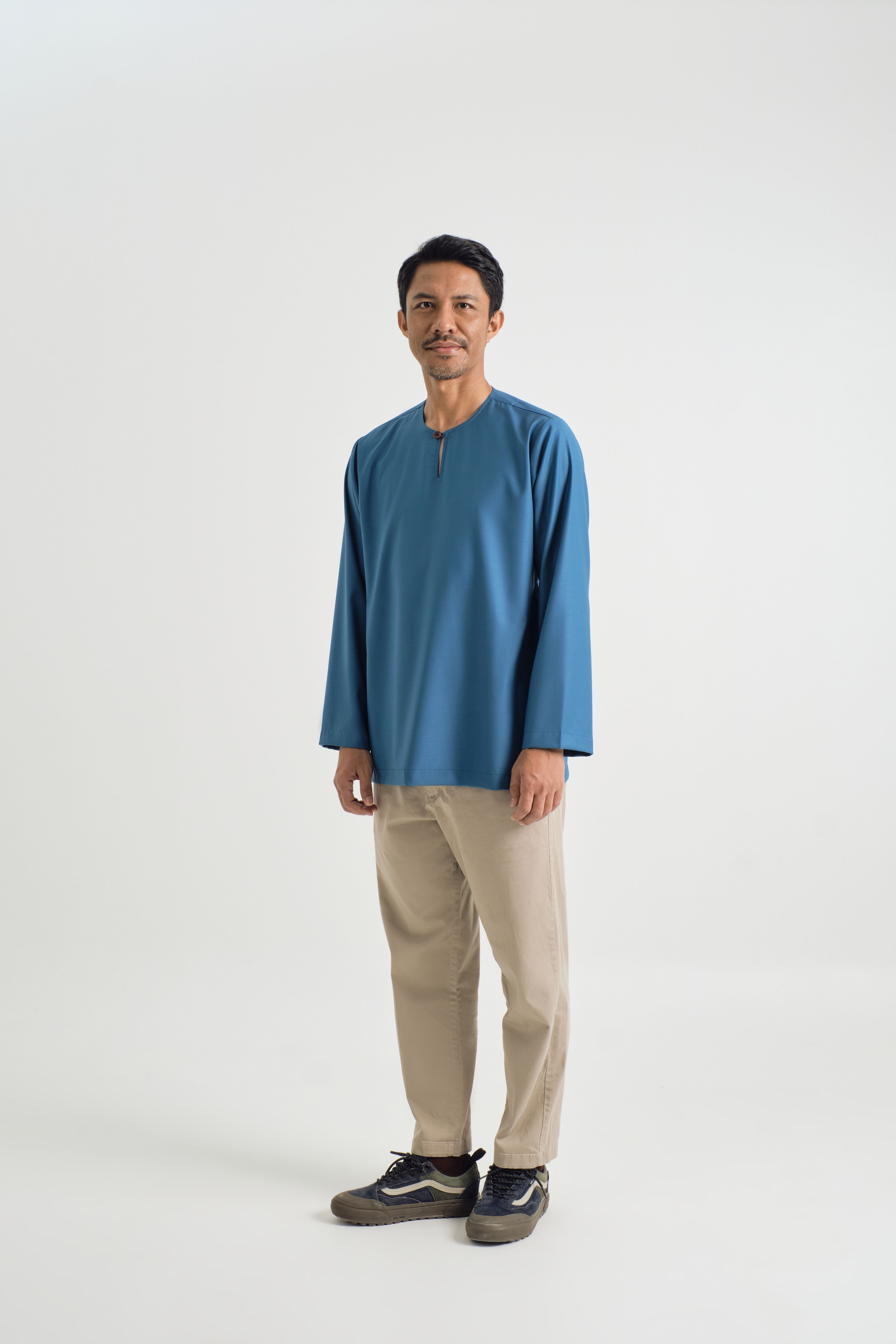 Patawali Top - Ocean Blue