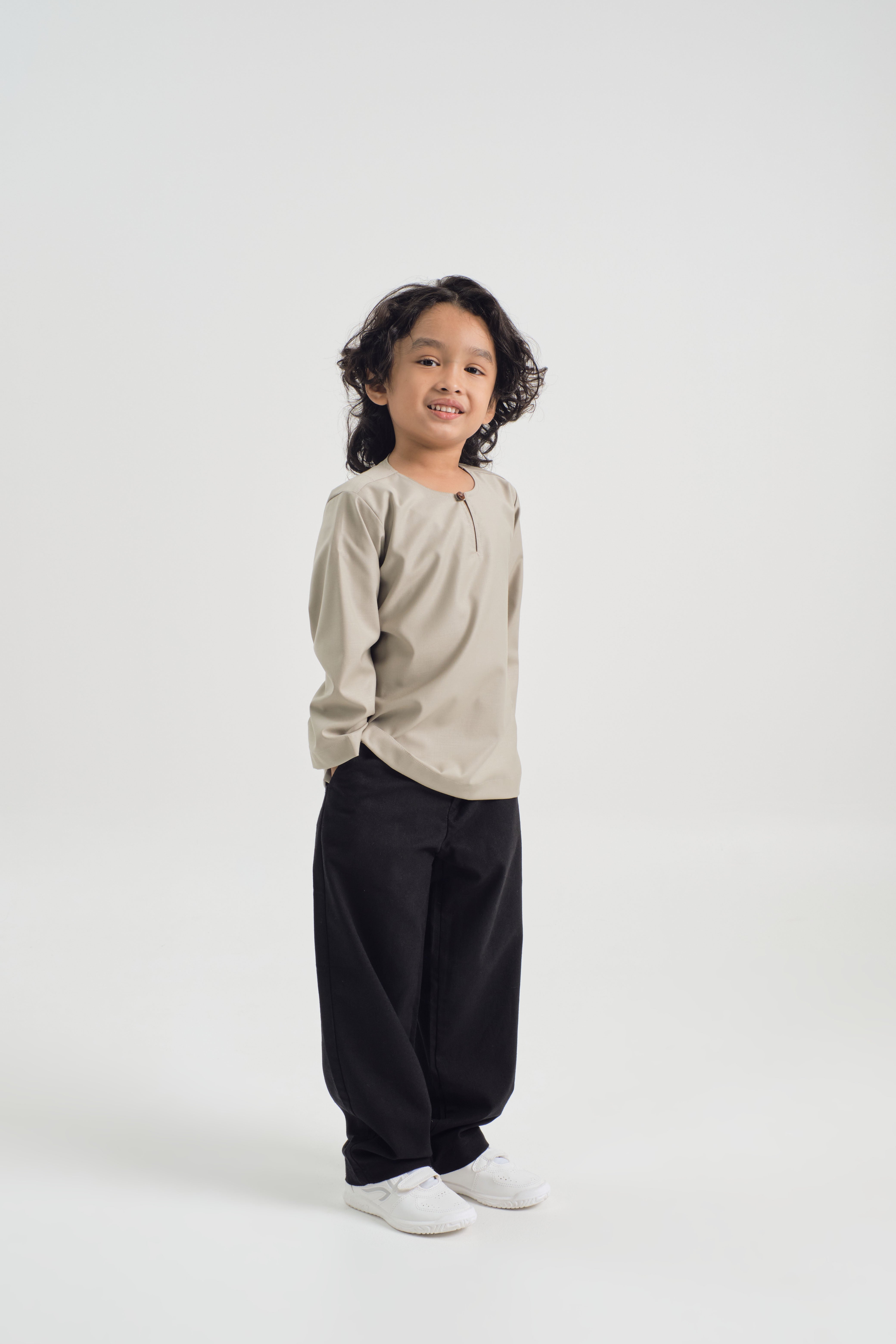 Patawali Boys Top - Light Olive