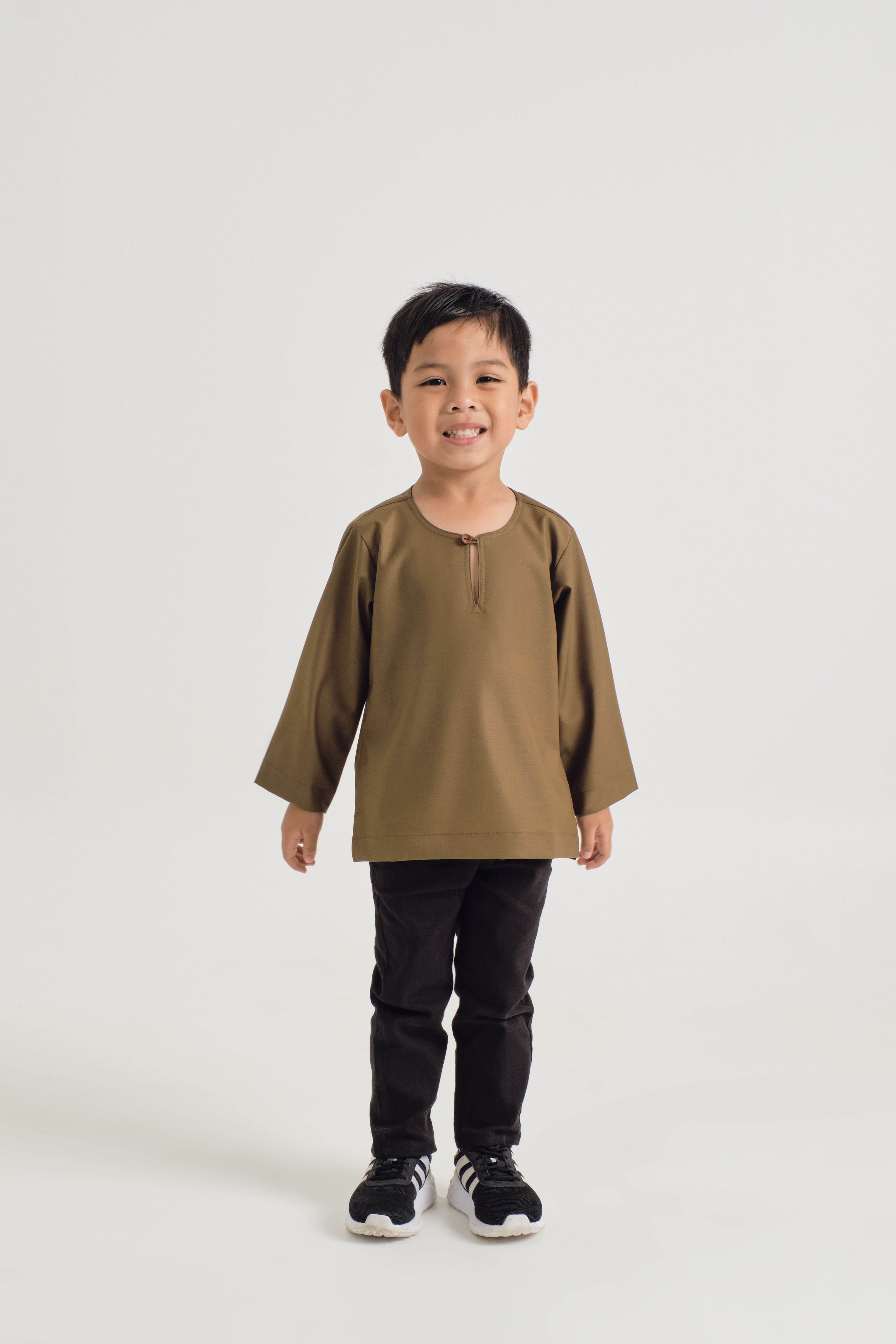 Patawali Boys Top - Walnut