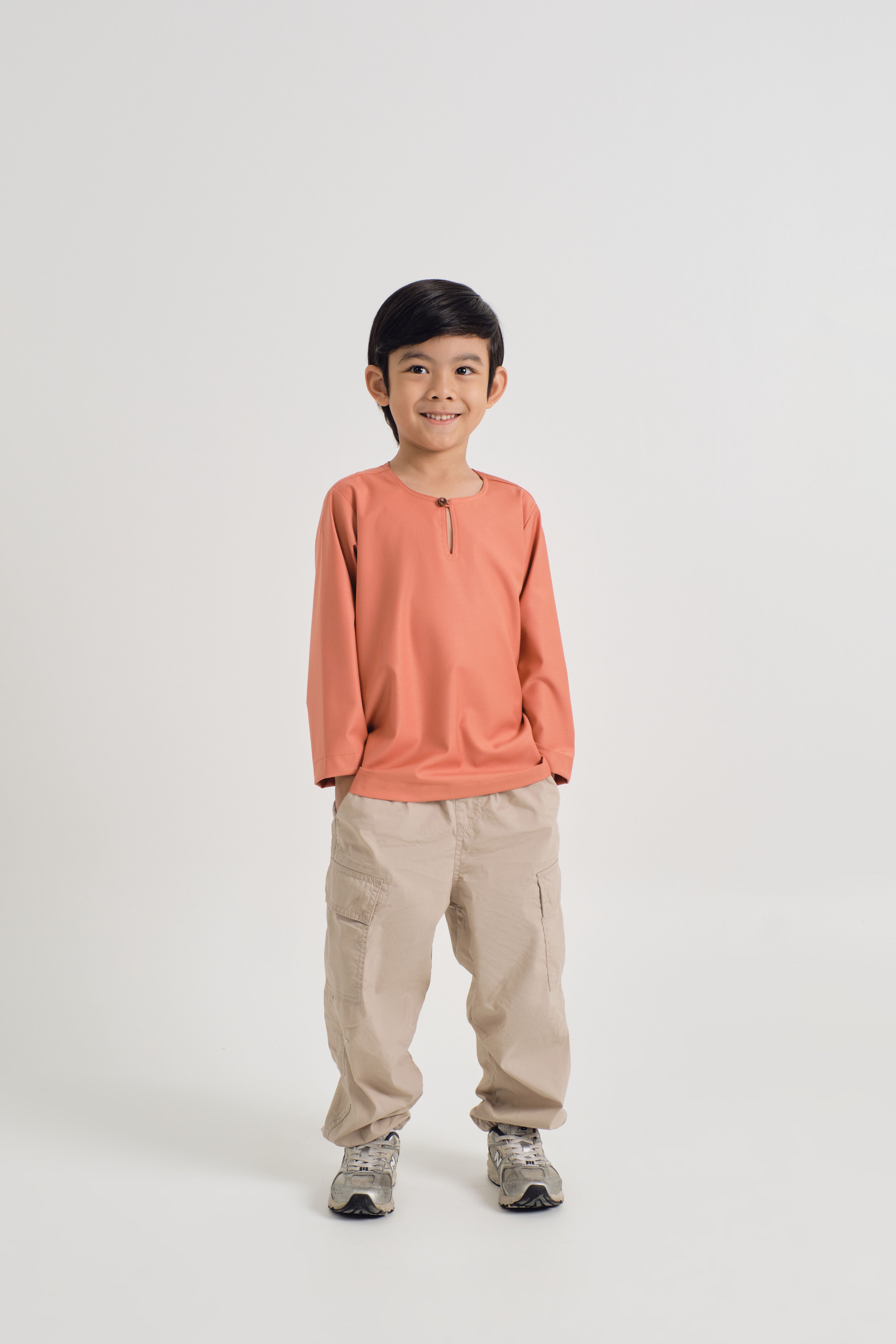 Patawali Boys Top - Pumpkin