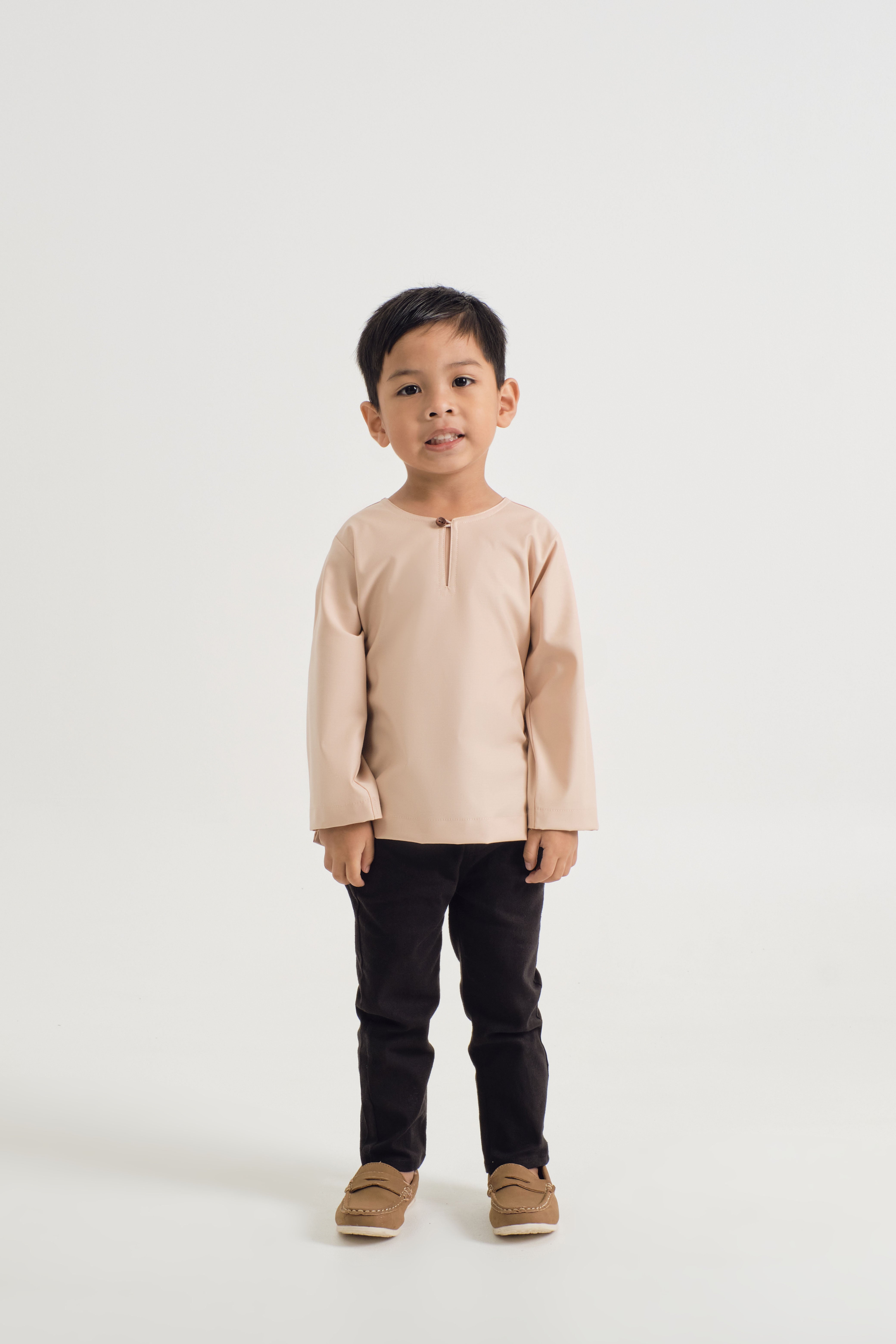 Patawali Boys Top - Soft Peach