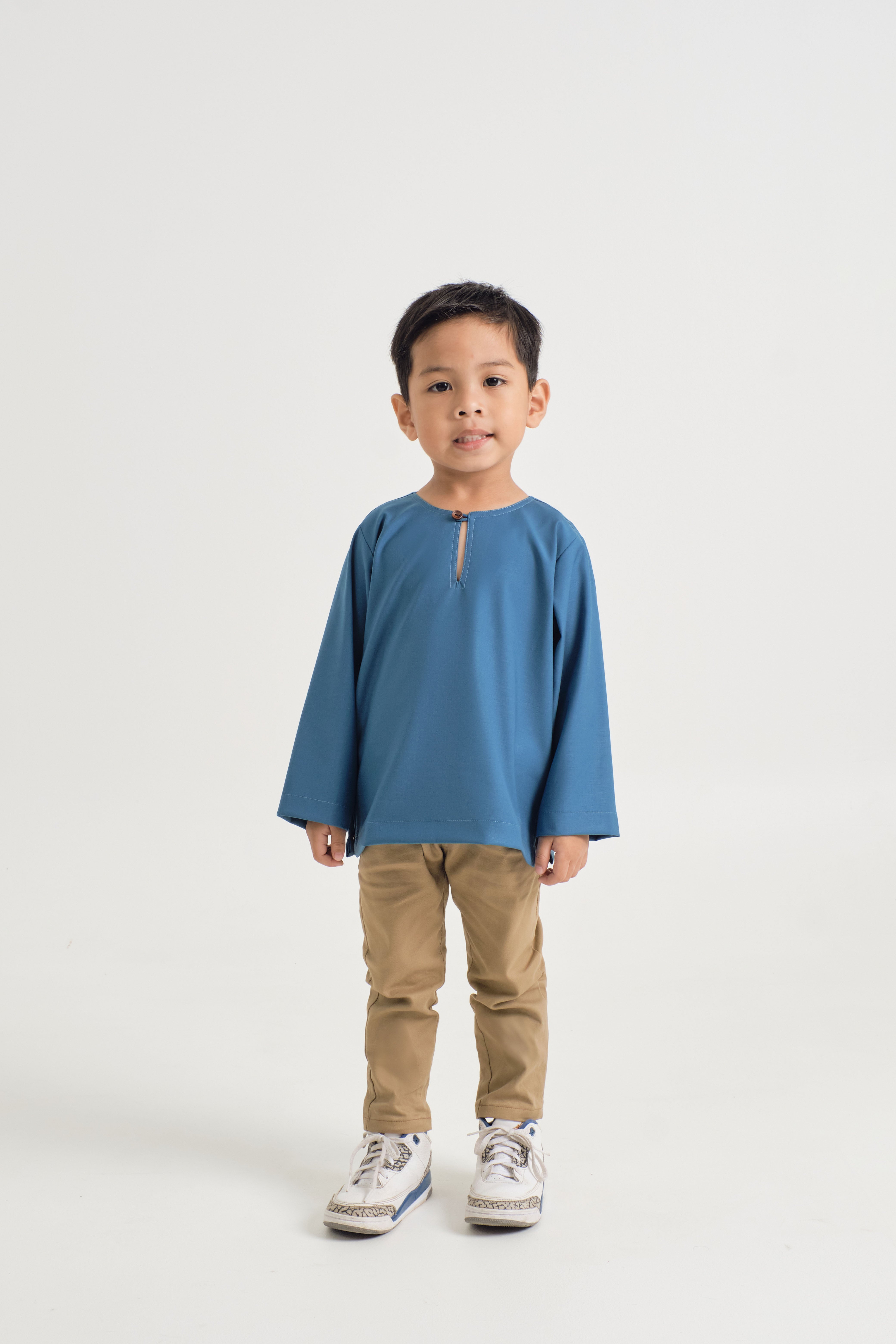 Patawali Boys Top - Ocean Blue