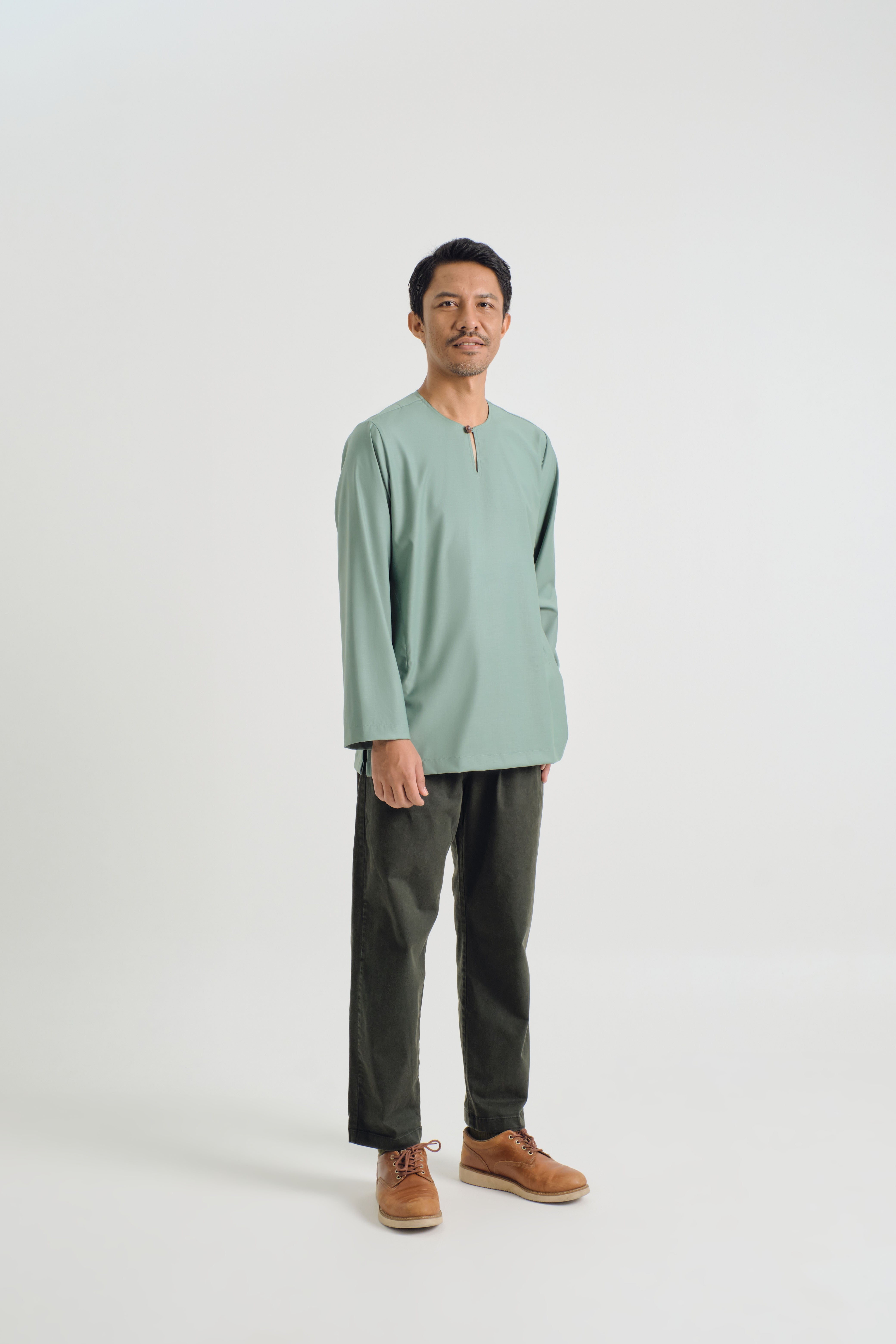 Patawali Top - Soft Teal Green