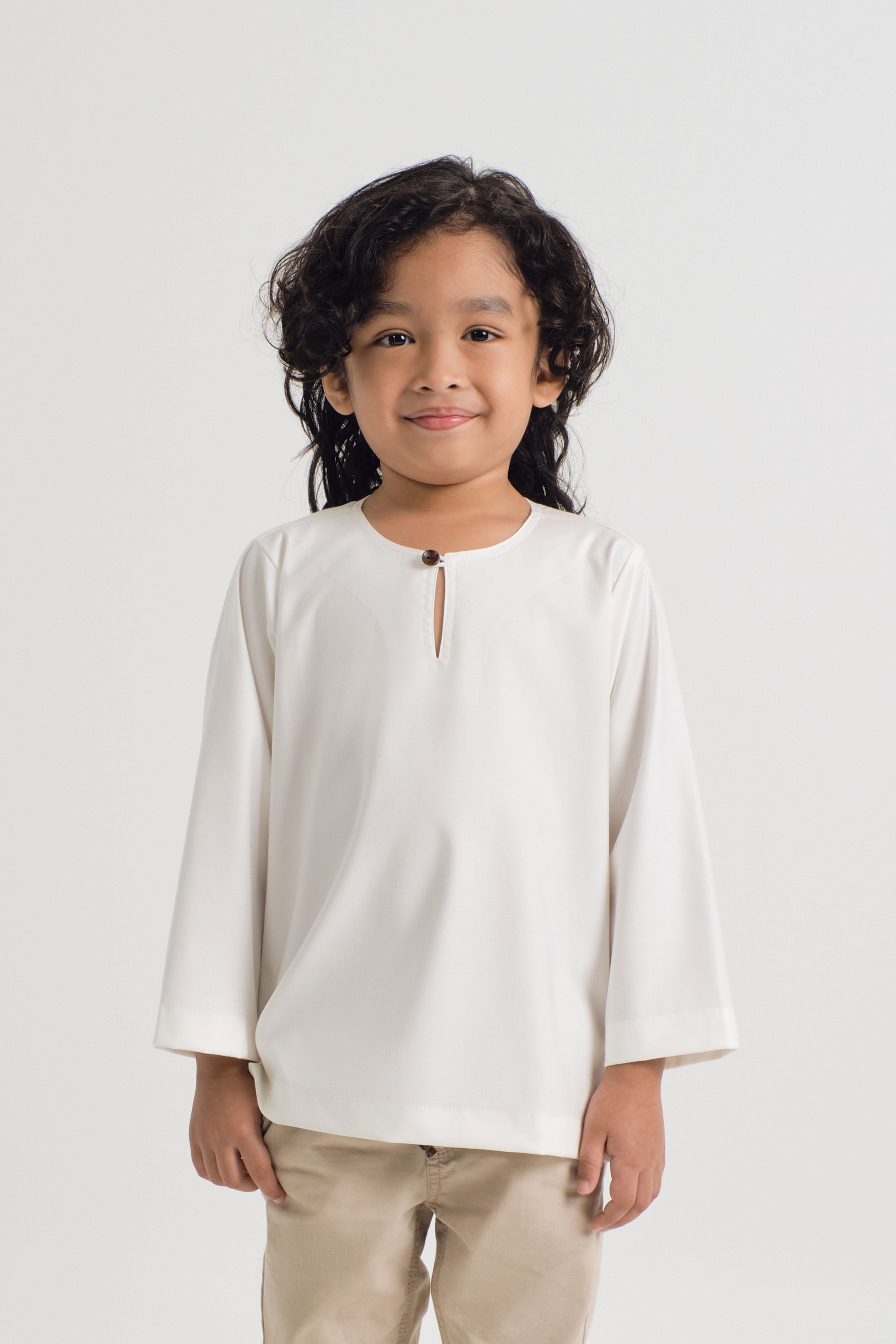 Patawali Boys Top - Antique White