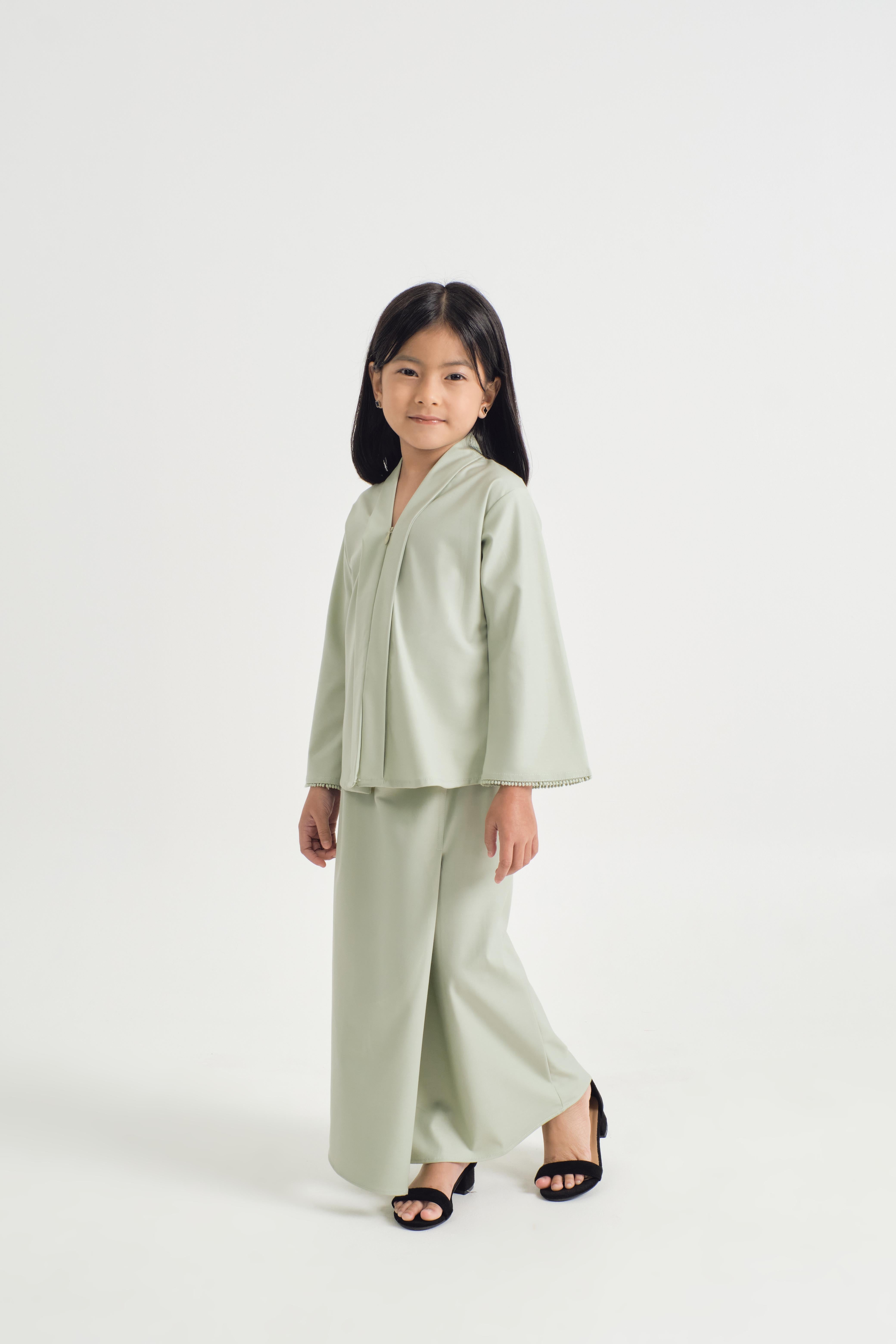 Patawali Girl Kebaya - Mint Green