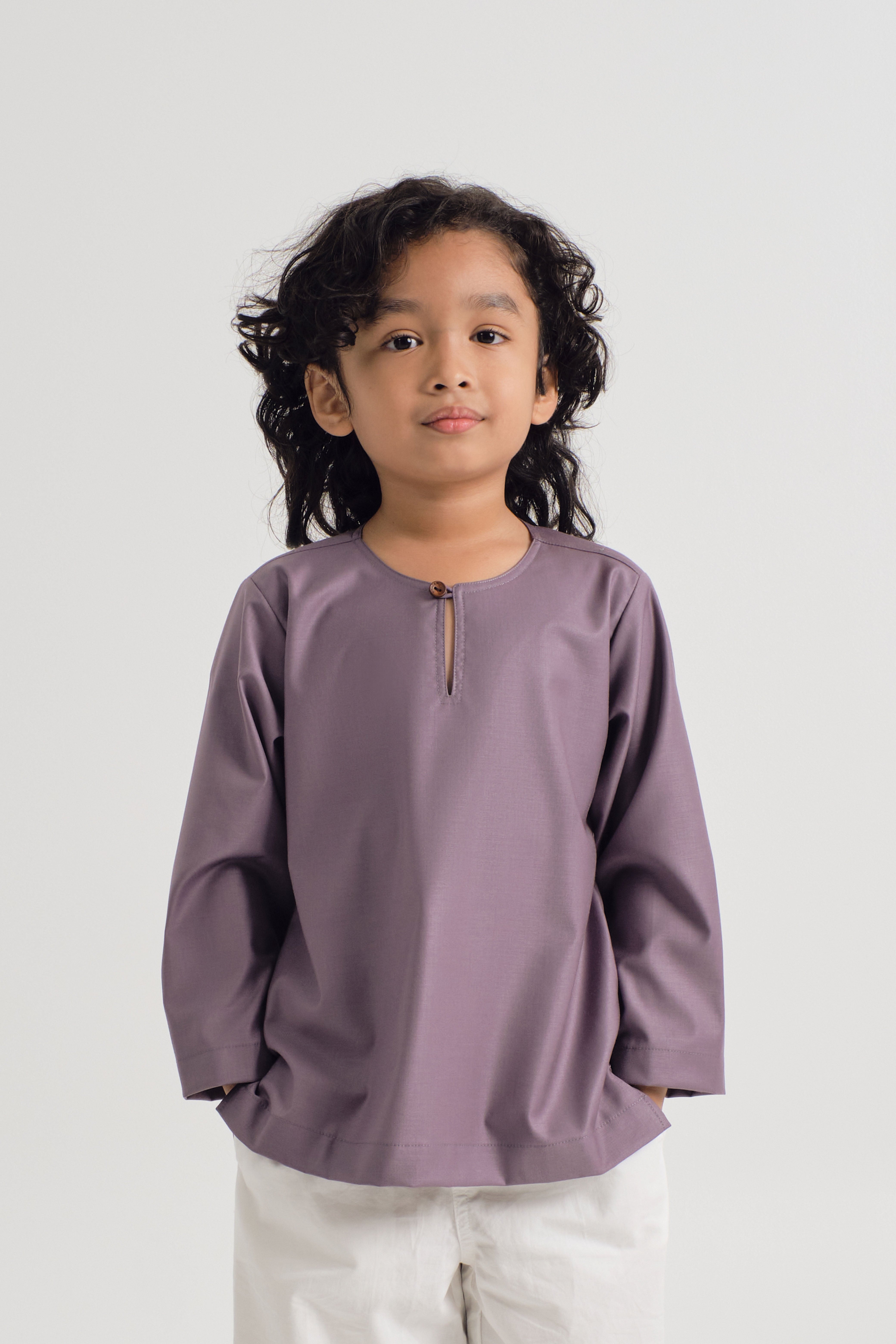 Patawali Boys Top - Dusty Lilac