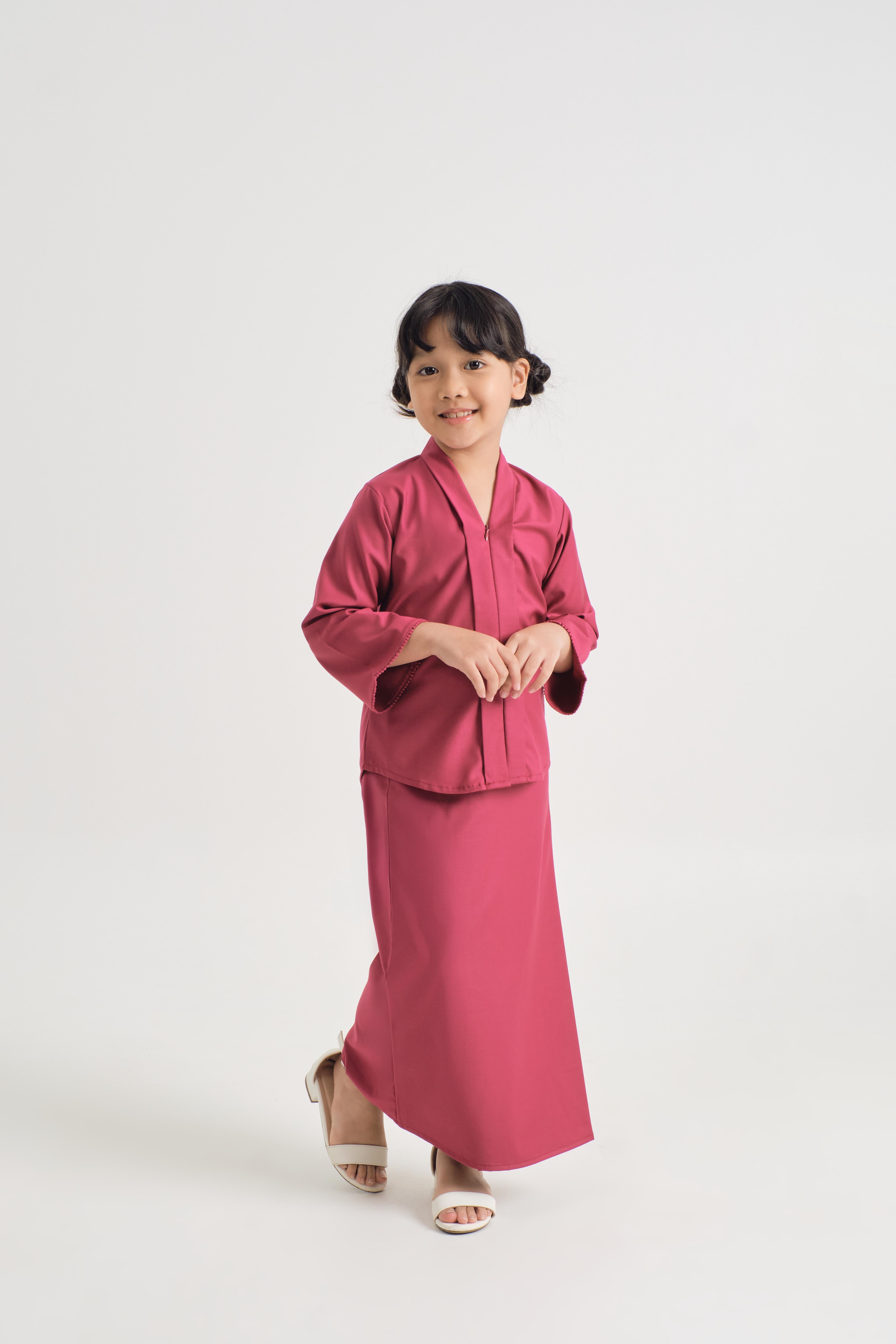 Patawali Girl Kebaya - Magenta Pink