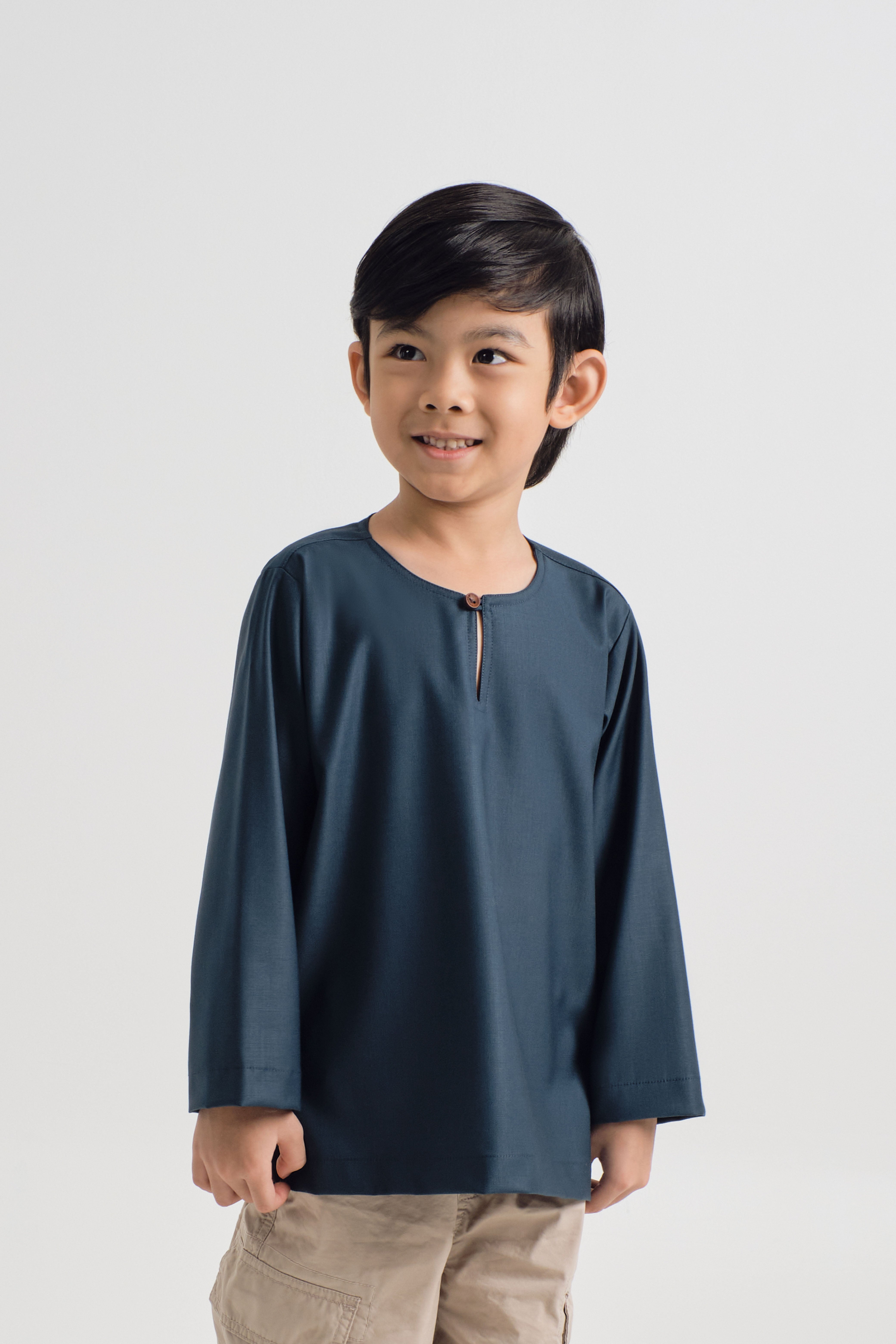 Patawali Boys Top - Peacock Green