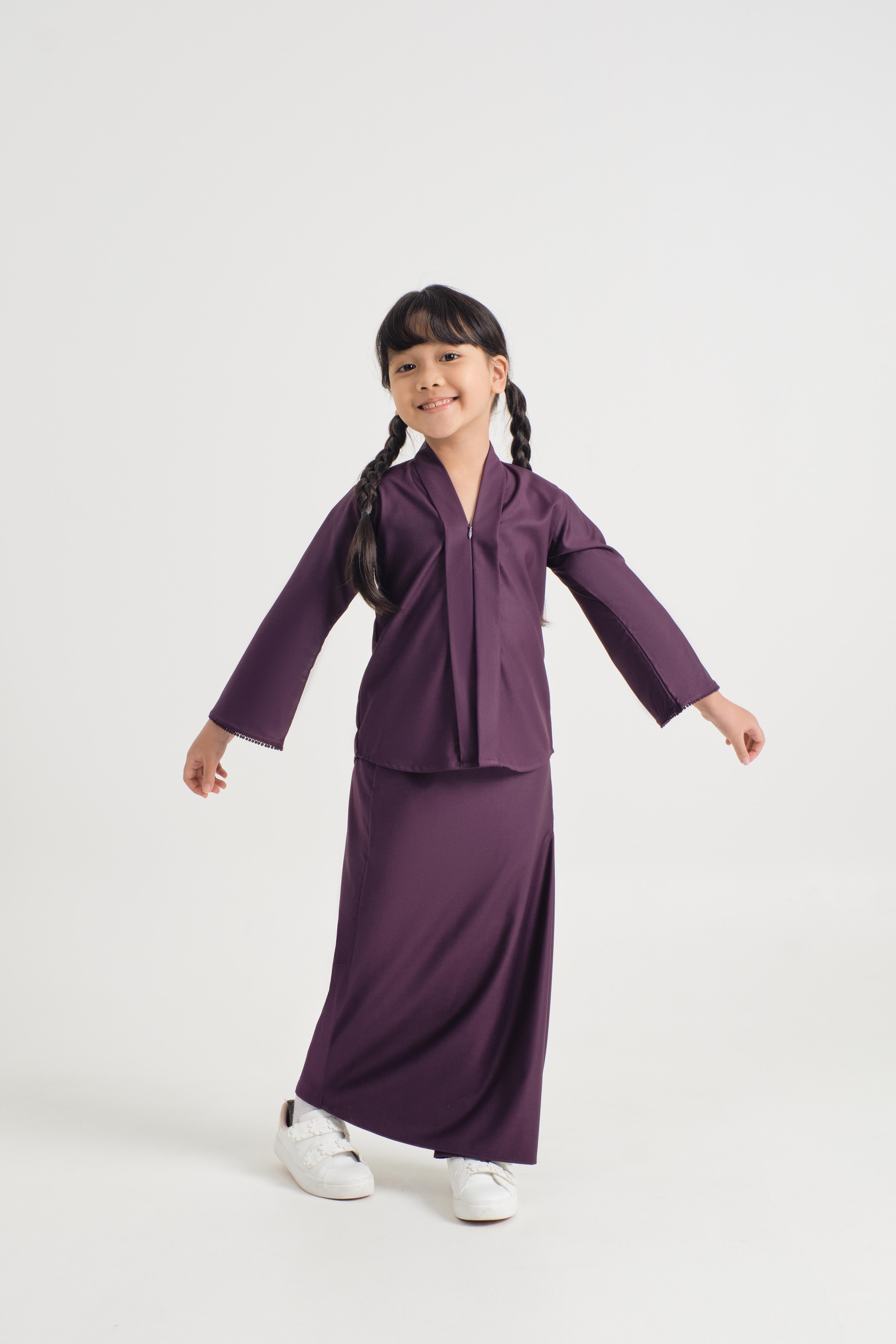 Patawali Girl Kebaya - Dark Purple